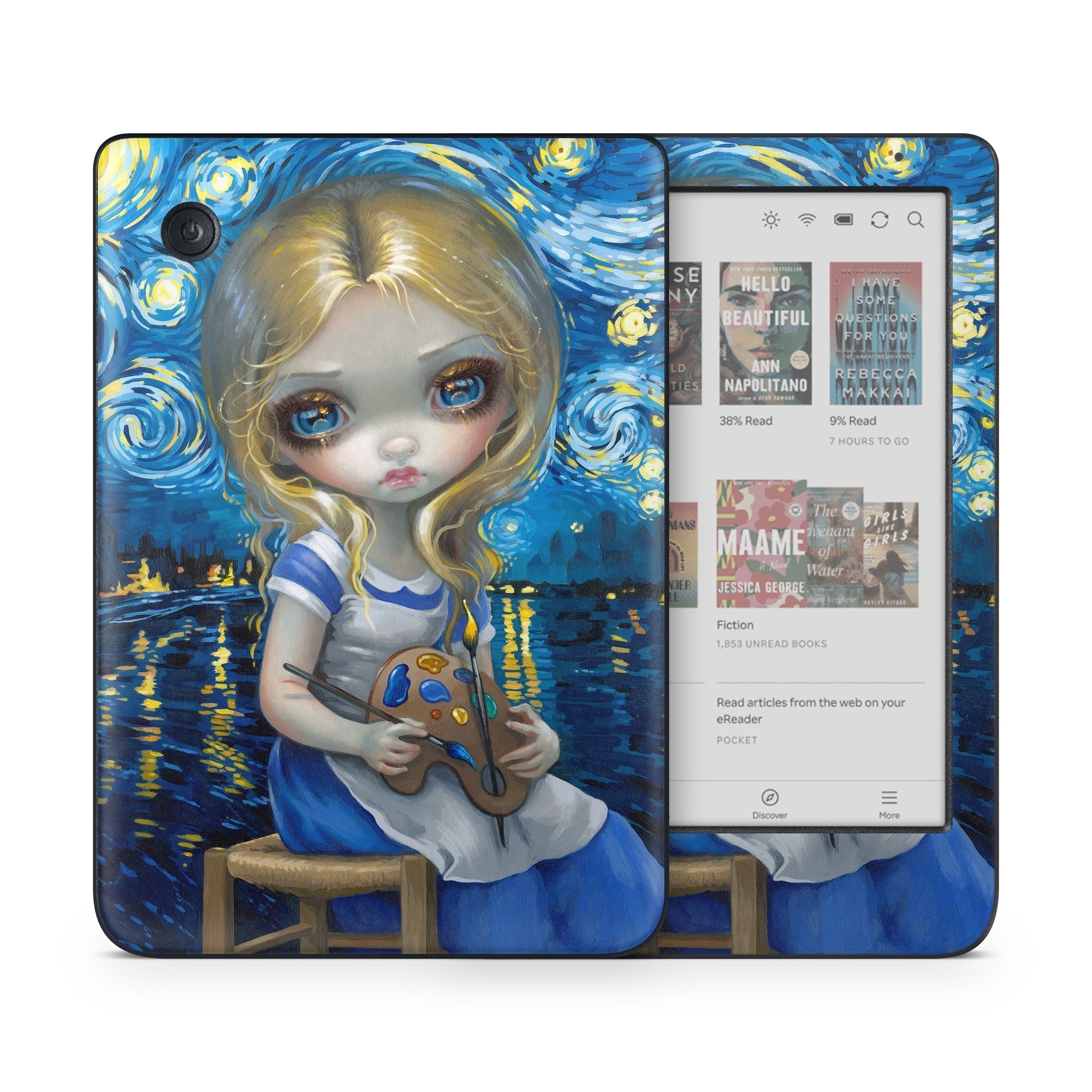 Alice in a Van Gogh - Kobo Clara Colour Skin