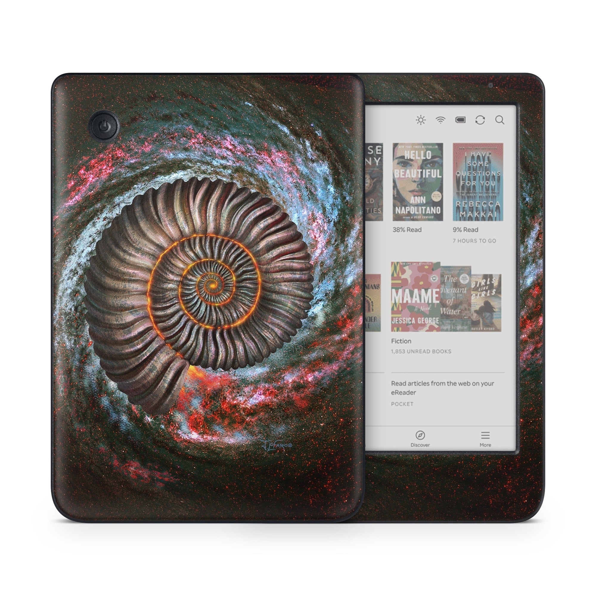 Ammonite Galaxy - Kobo Clara Colour Skin