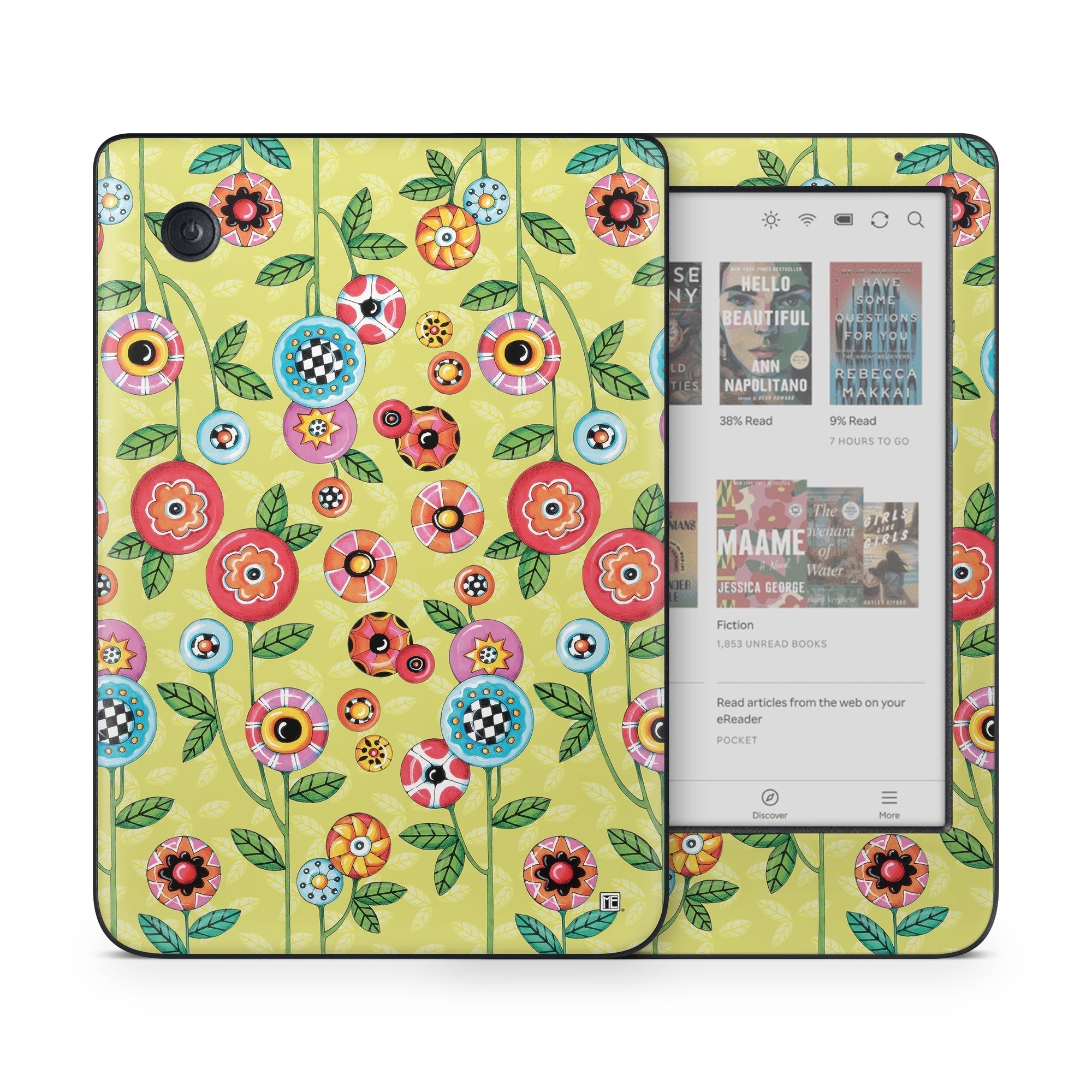 Button Flowers - Kobo Clara Colour Skin