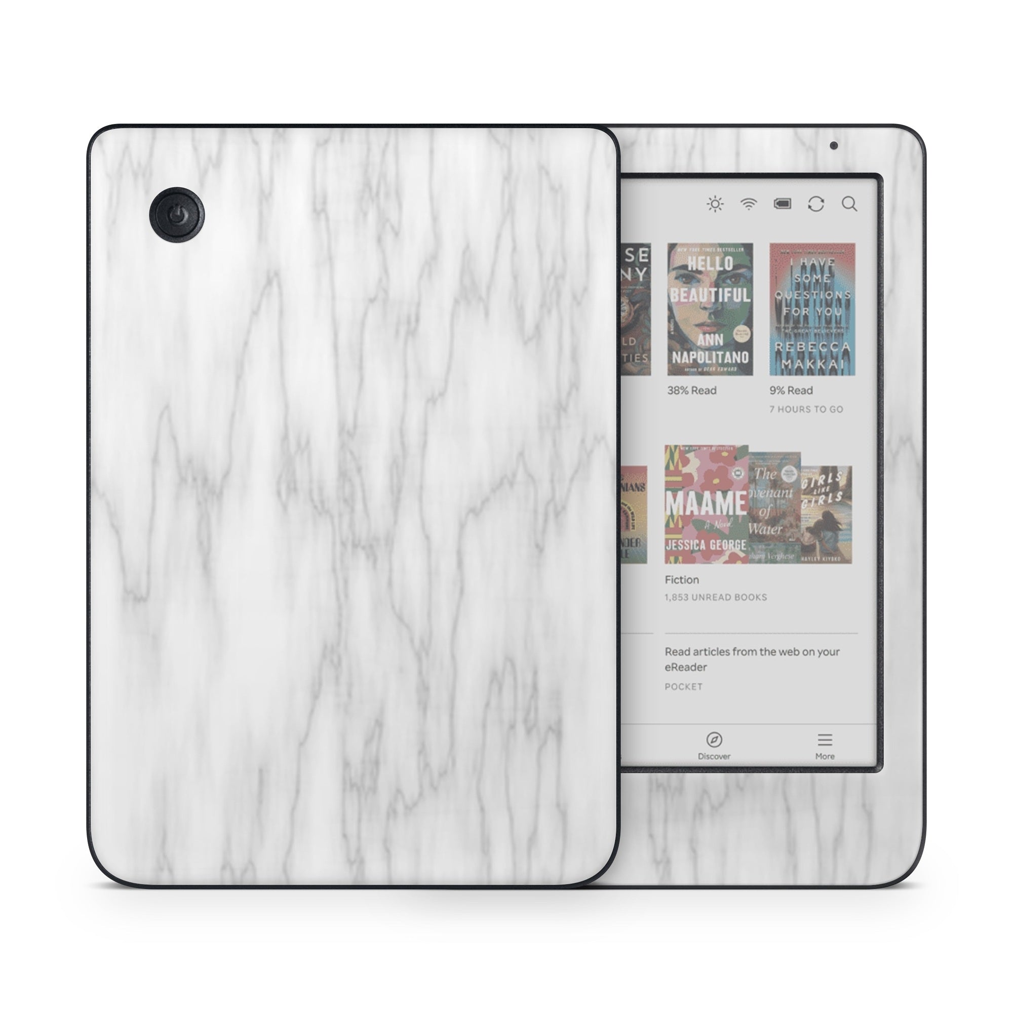 Bianco Marble - Kobo Clara Colour Skin