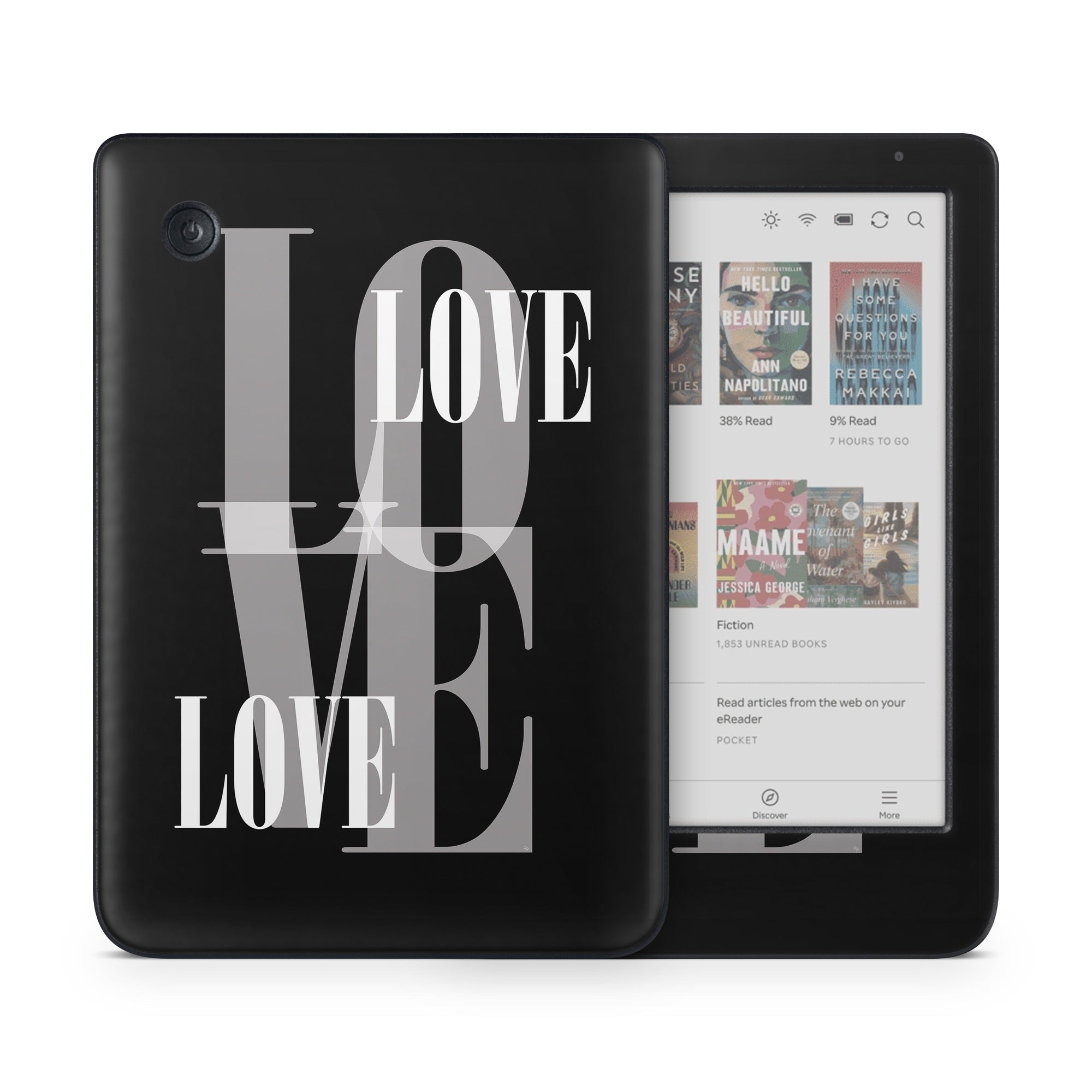 Black Love - Kobo Clara Colour Skin