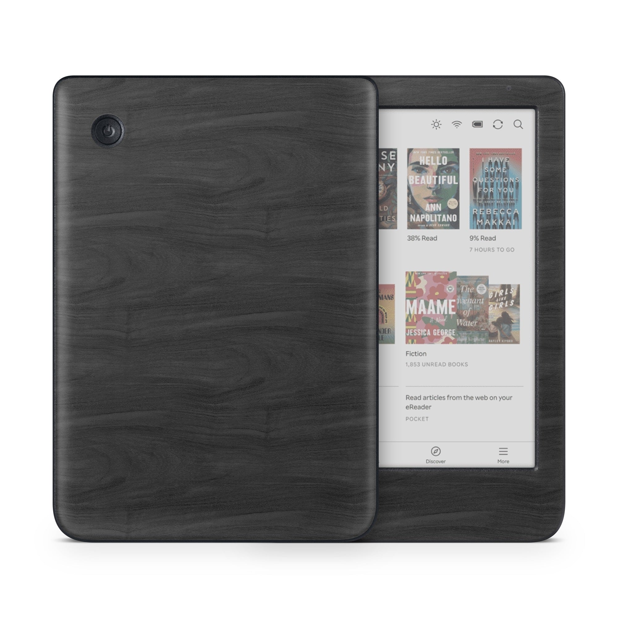 Black Woodgrain - Kobo Clara Colour Skin