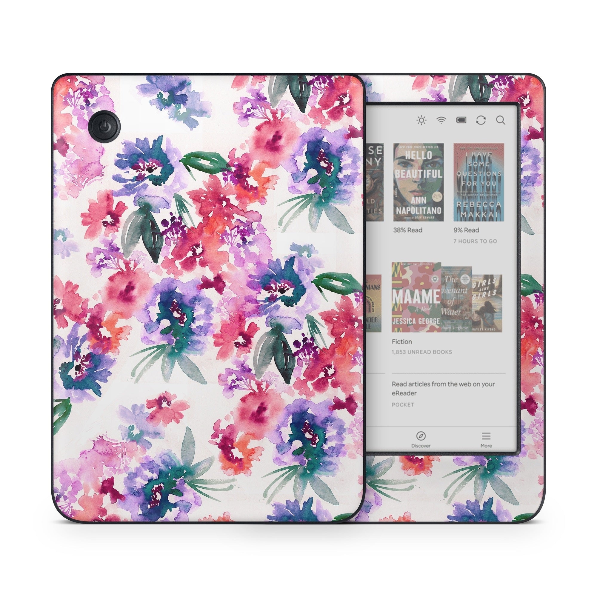 Blurred Flowers - Kobo Clara Colour Skin