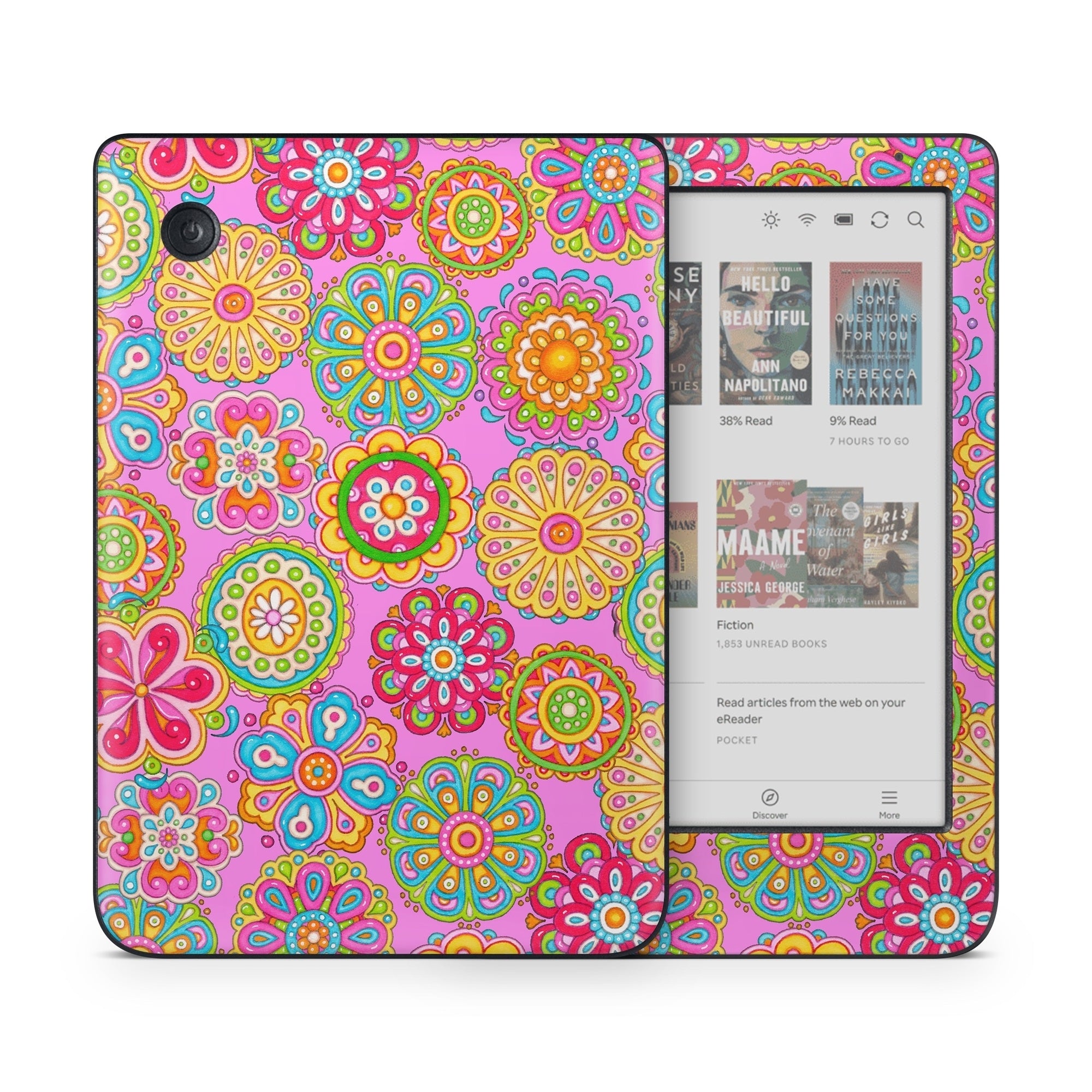 Bright Flowers - Kobo Clara Colour Skin