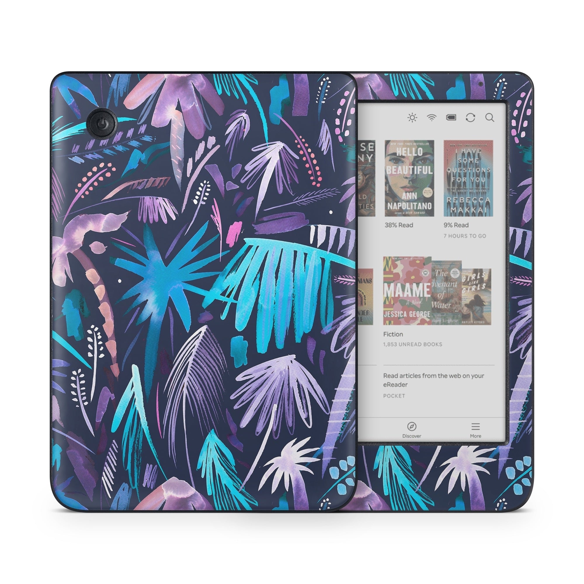 Brushstroke Palms - Kobo Clara Colour Skin