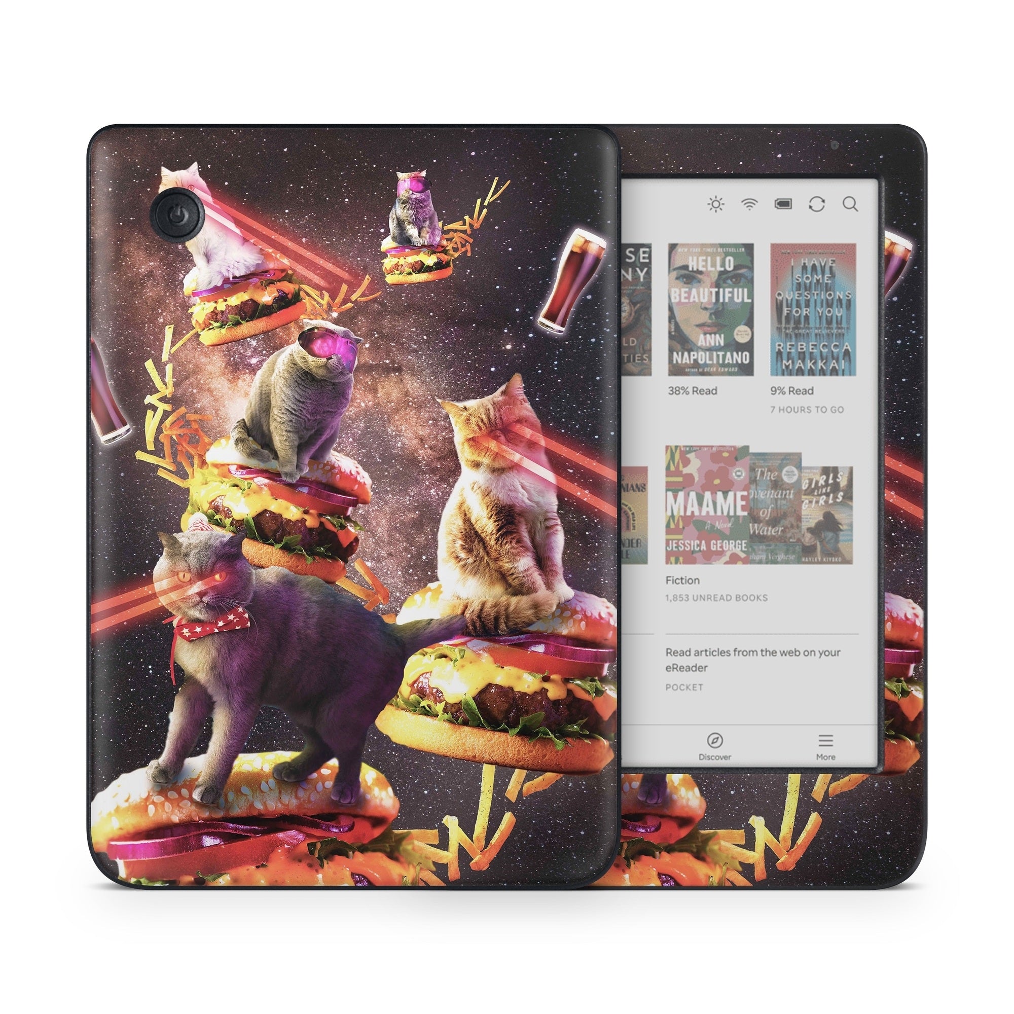 Burger Cats - Kobo Clara Colour Skin