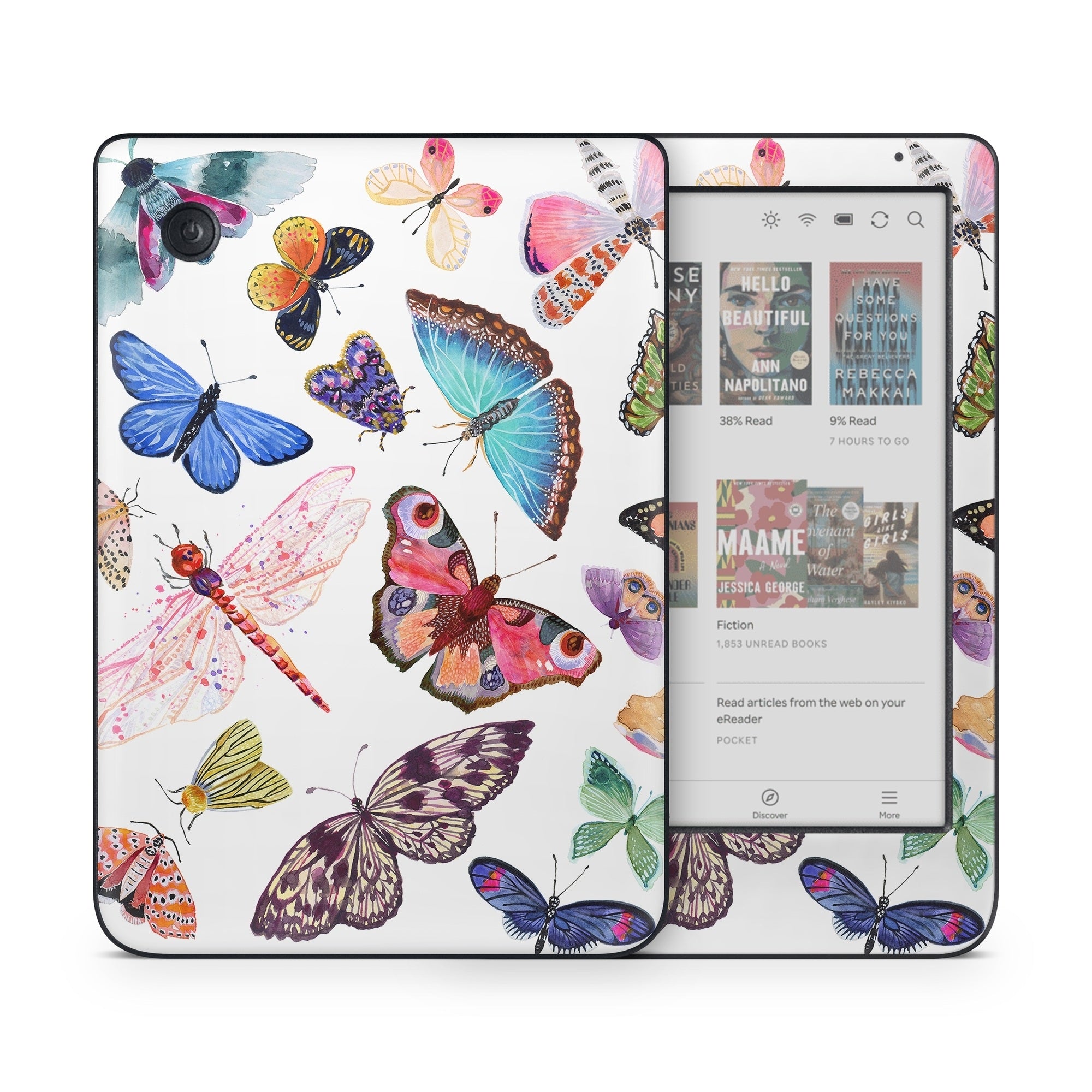 Butterfly Scatter - Kobo Clara Colour Skin