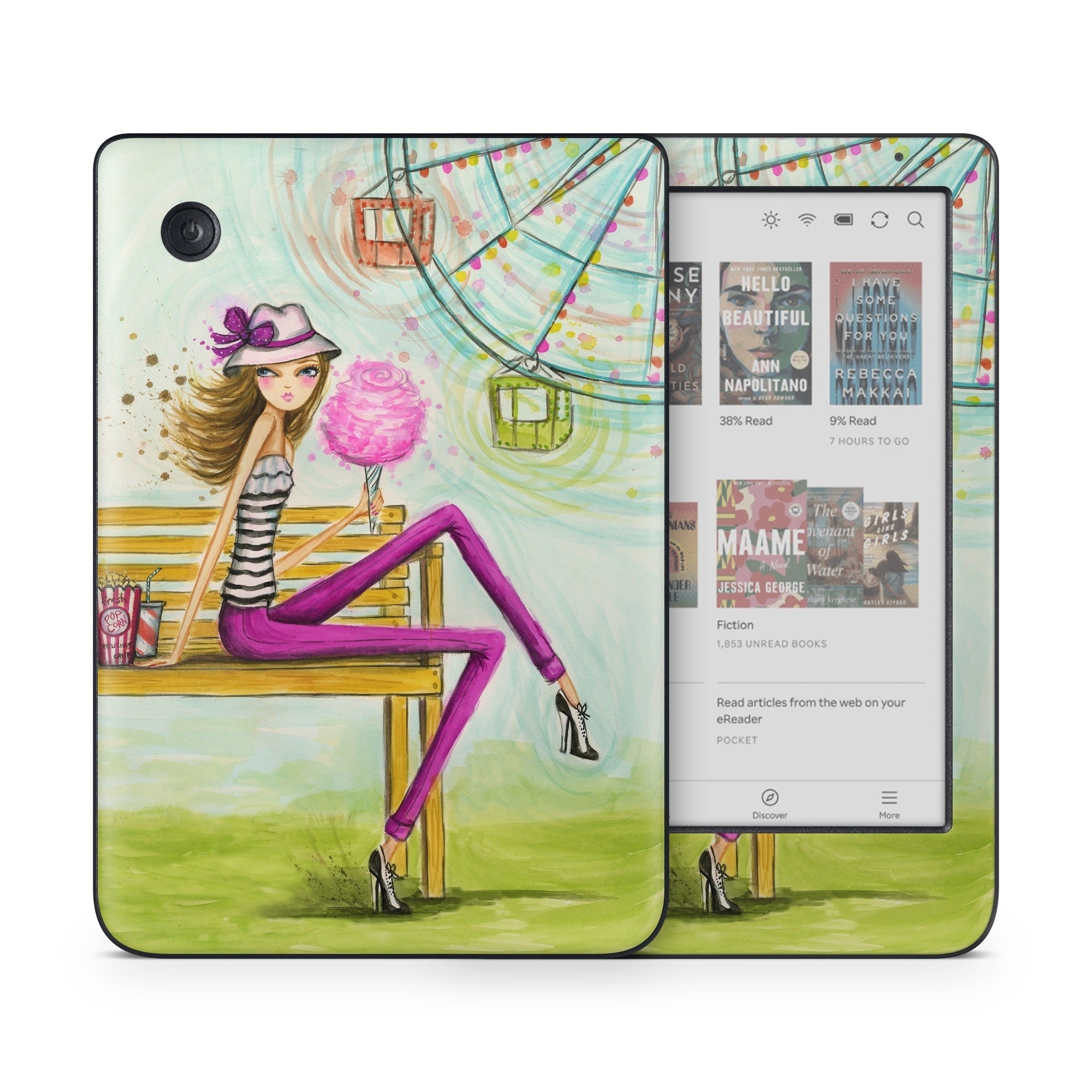 Carnival Cotton Candy - Kobo Clara Colour Skin