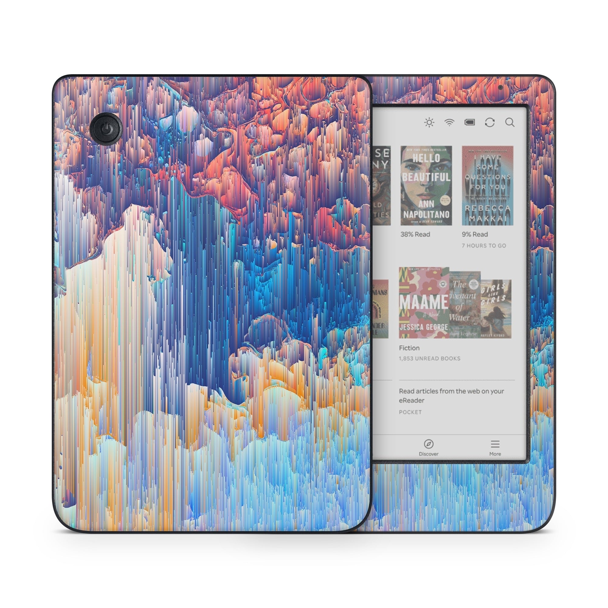 Cloud Glitch - Kobo Clara Colour Skin