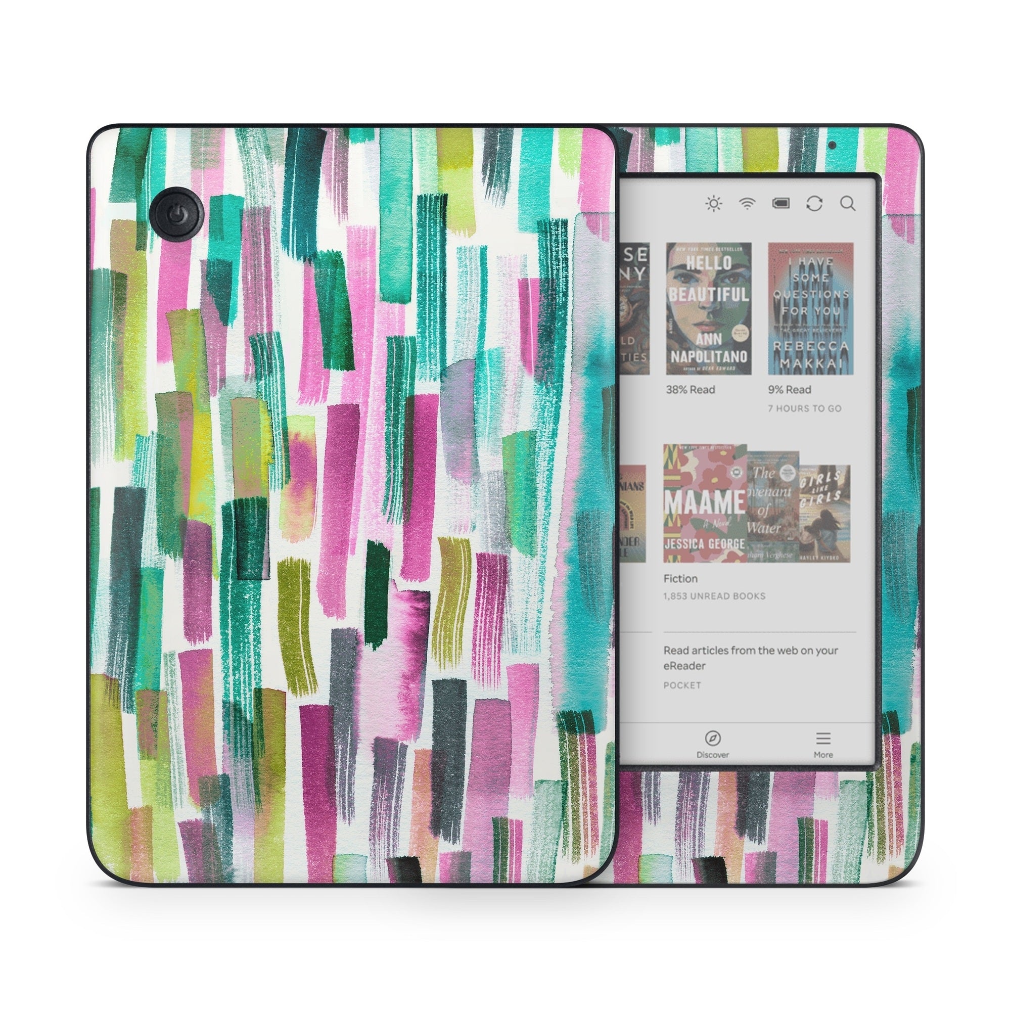 Colorful Brushstrokes - Kobo Clara Colour Skin