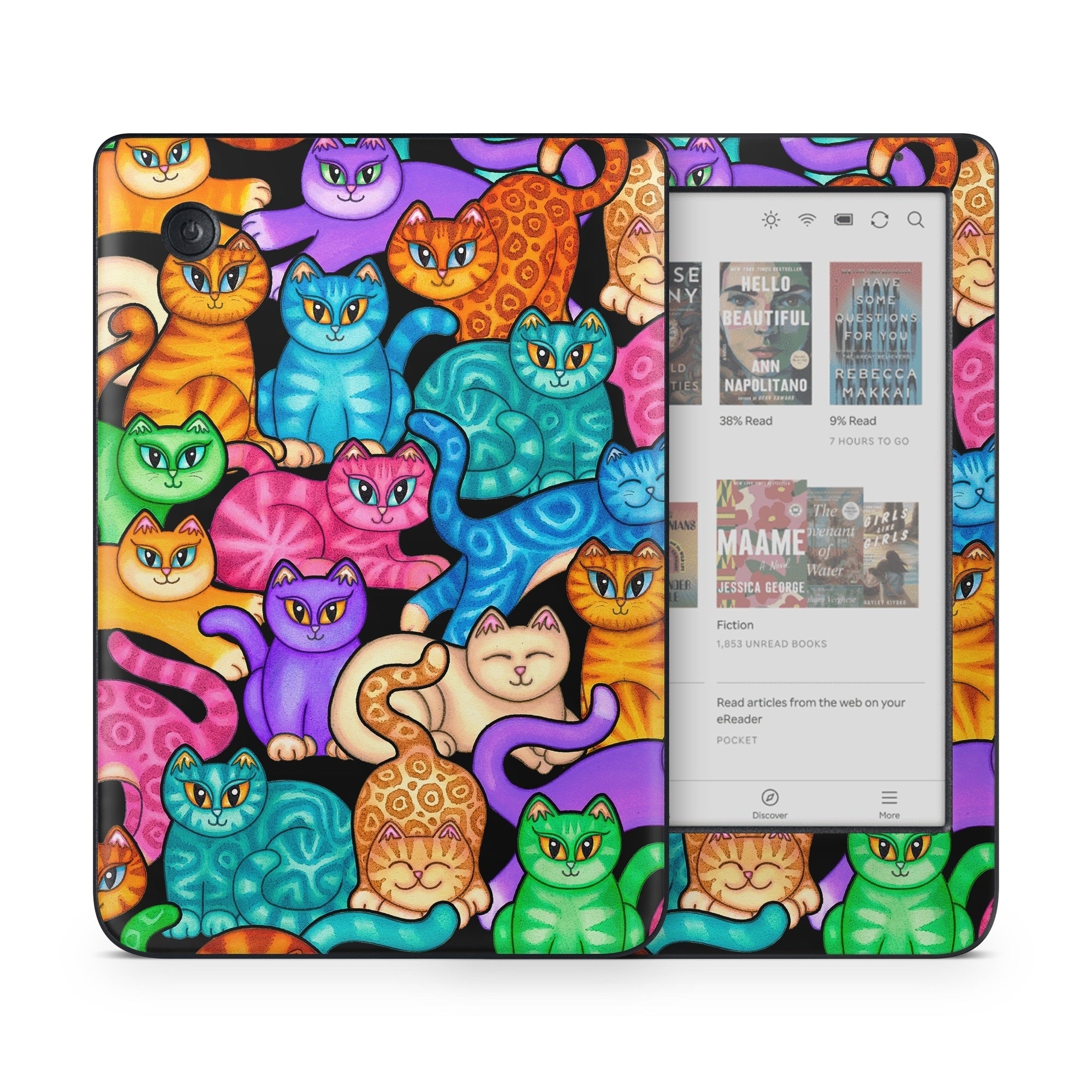 Colorful Kittens - Kobo Clara Colour Skin