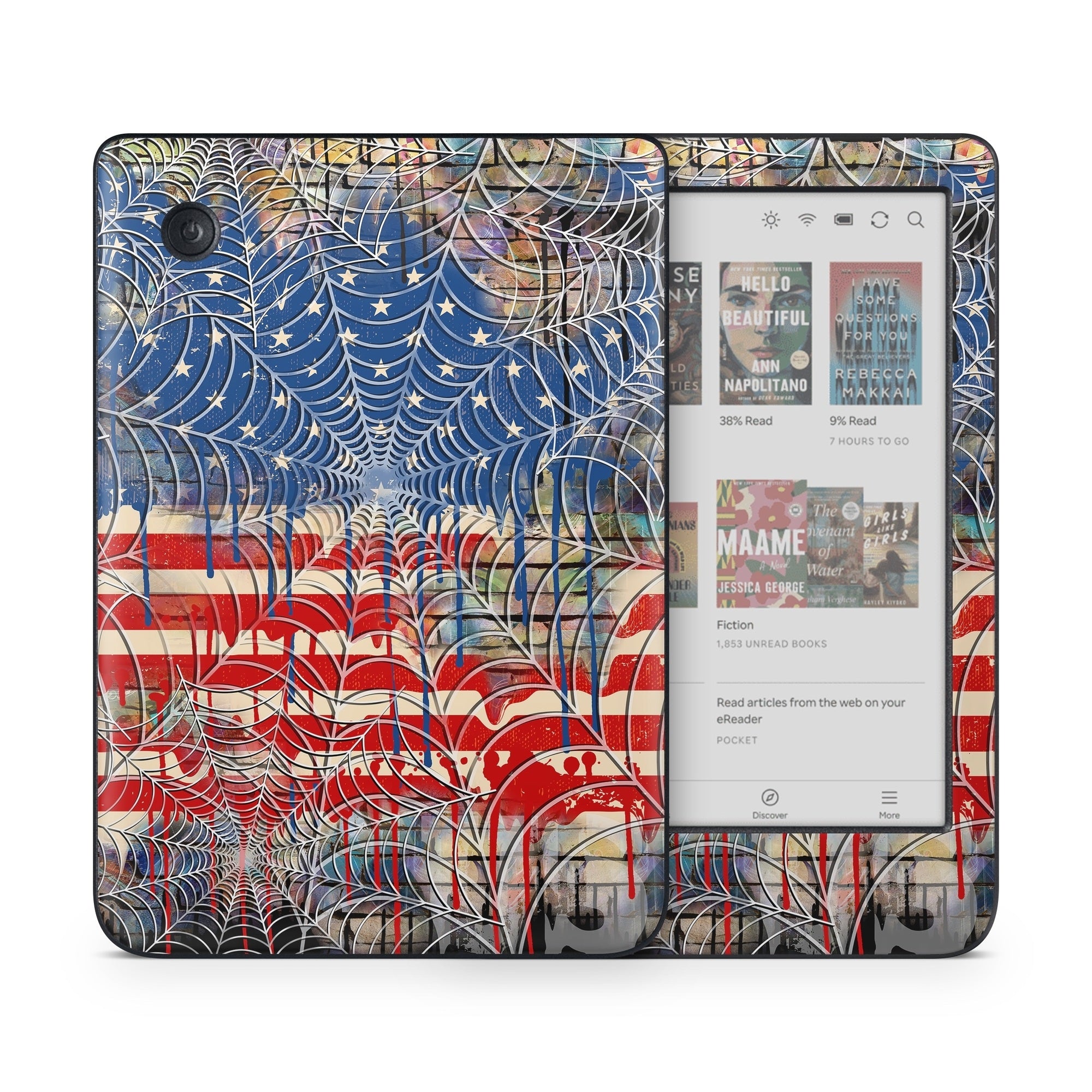 Cobweb Flag - Kobo Clara Colour Skin