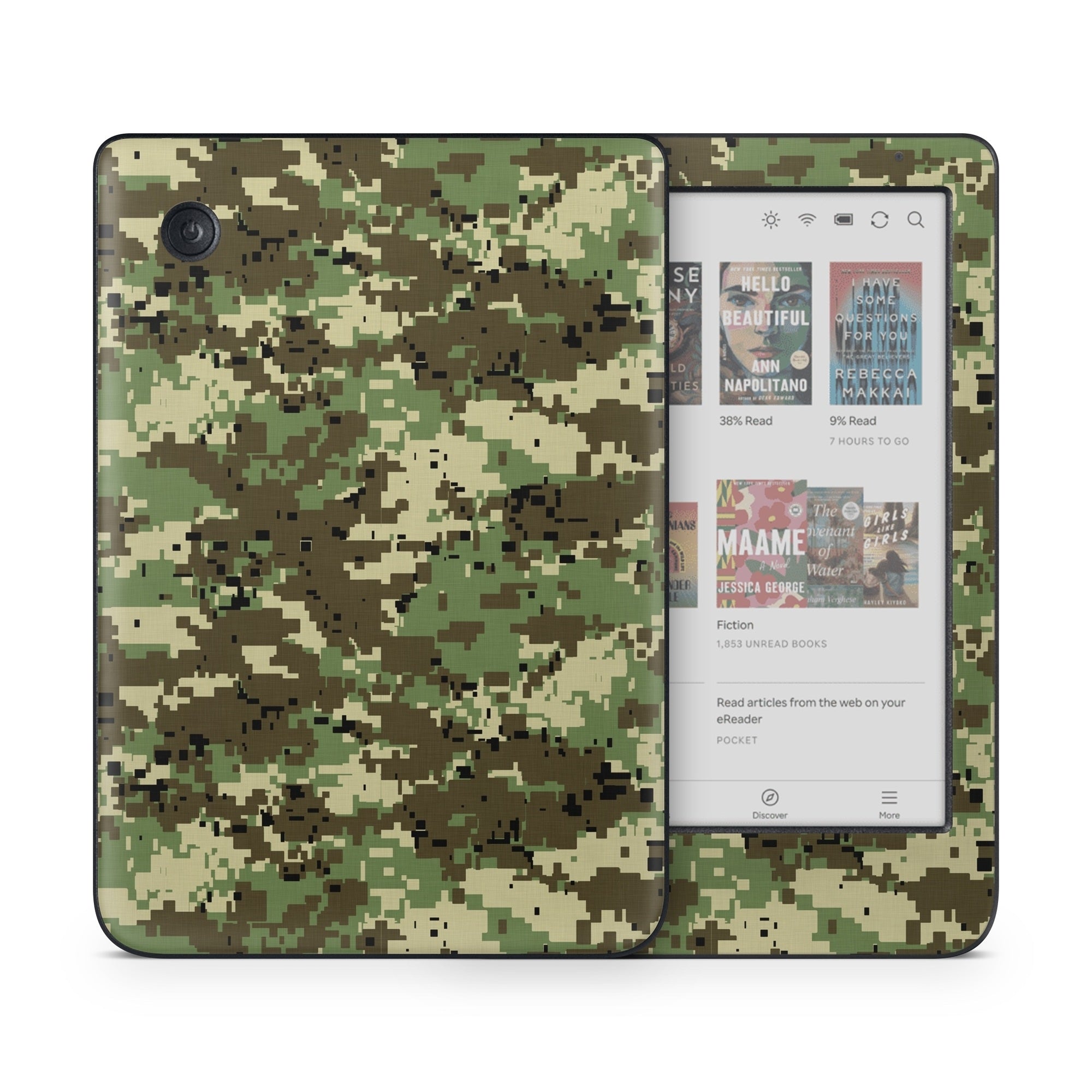 Digital Woodland Camo - Kobo Clara Colour Skin