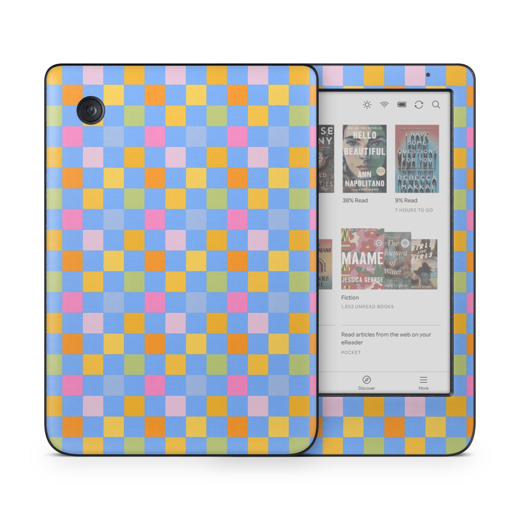 Eclectic Checker - Kobo Clara Colour Skin