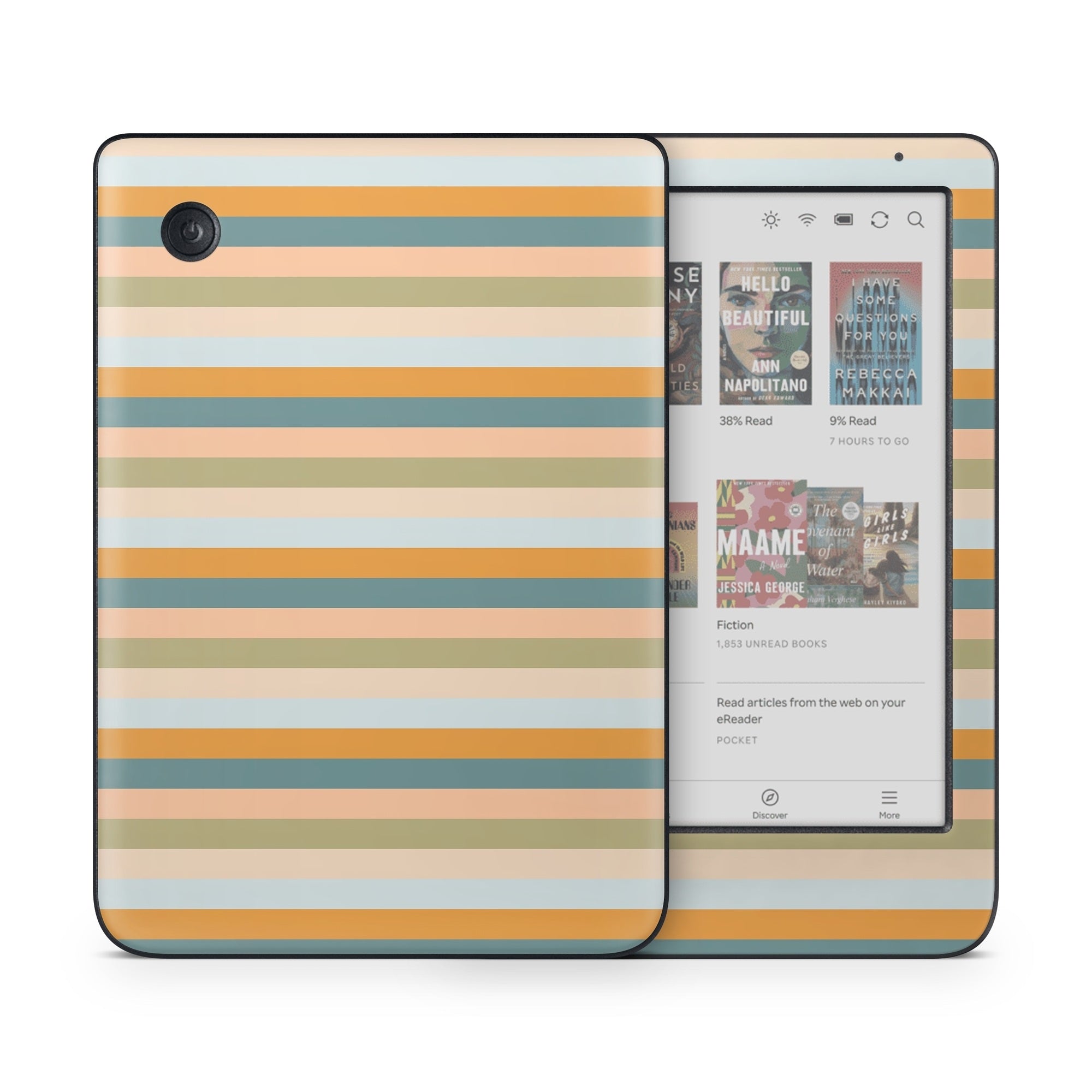 Earth Stripes - Kobo Clara Colour Skin