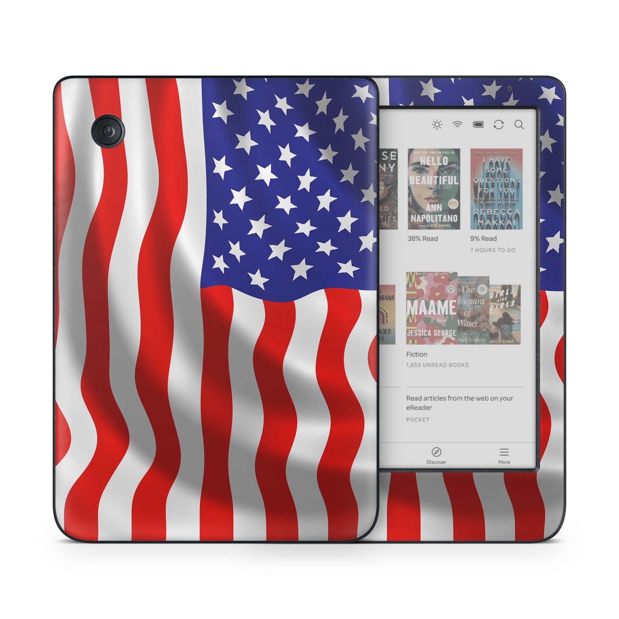 USA Flag - Kobo Clara Colour Skin