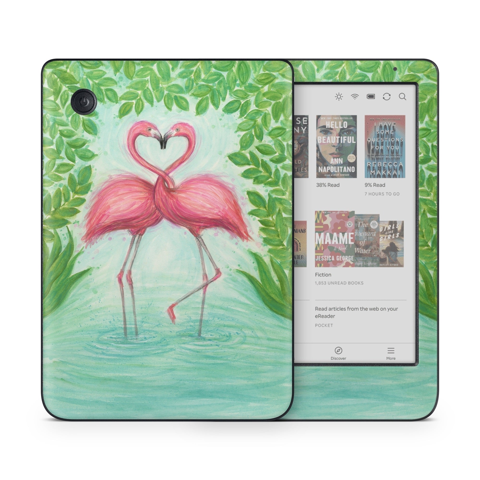 Flamingo Love - Kobo Clara Colour Skin