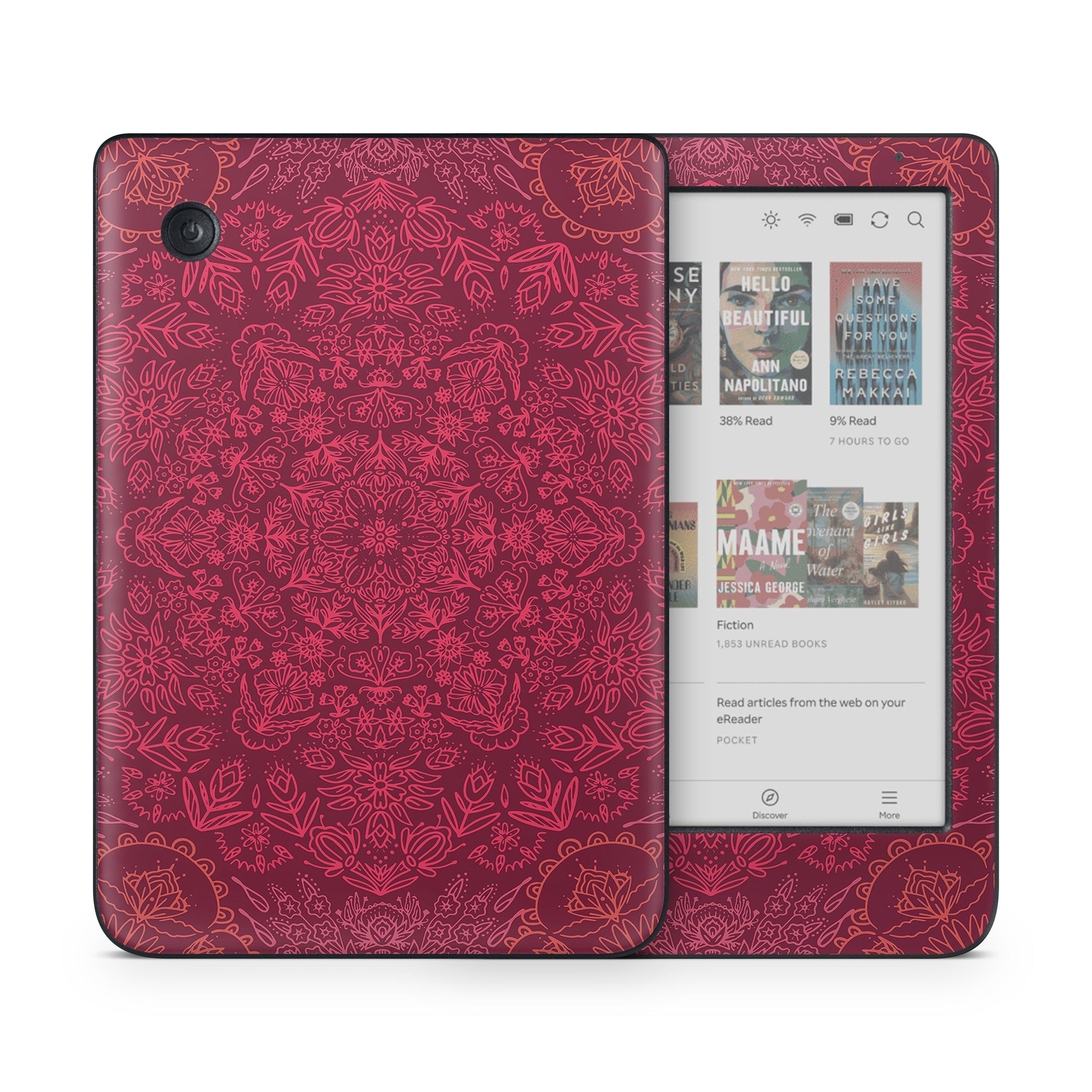 Floral Vortex - Kobo Clara Colour Skin