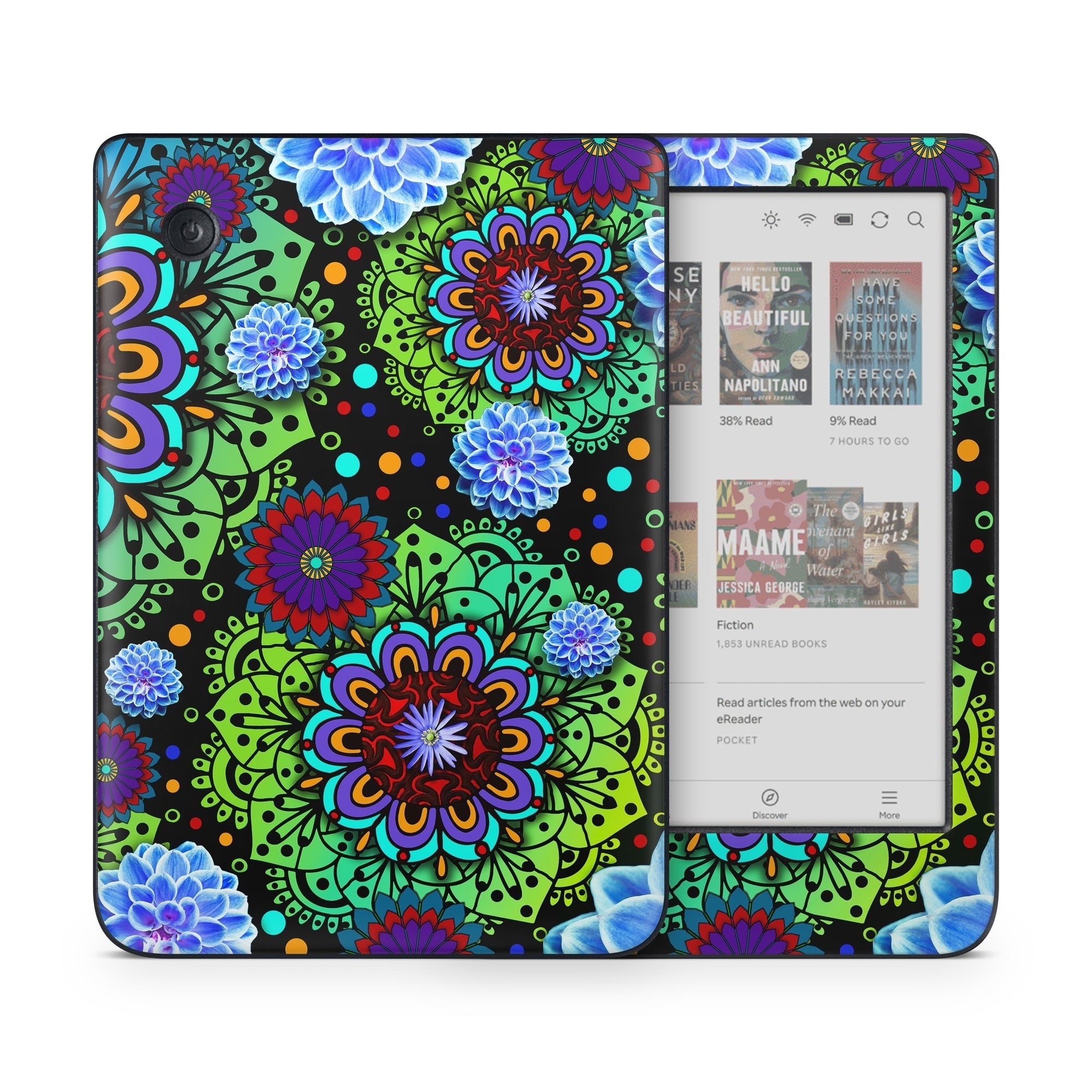 Funky Floratopia - Kobo Clara Colour Skin