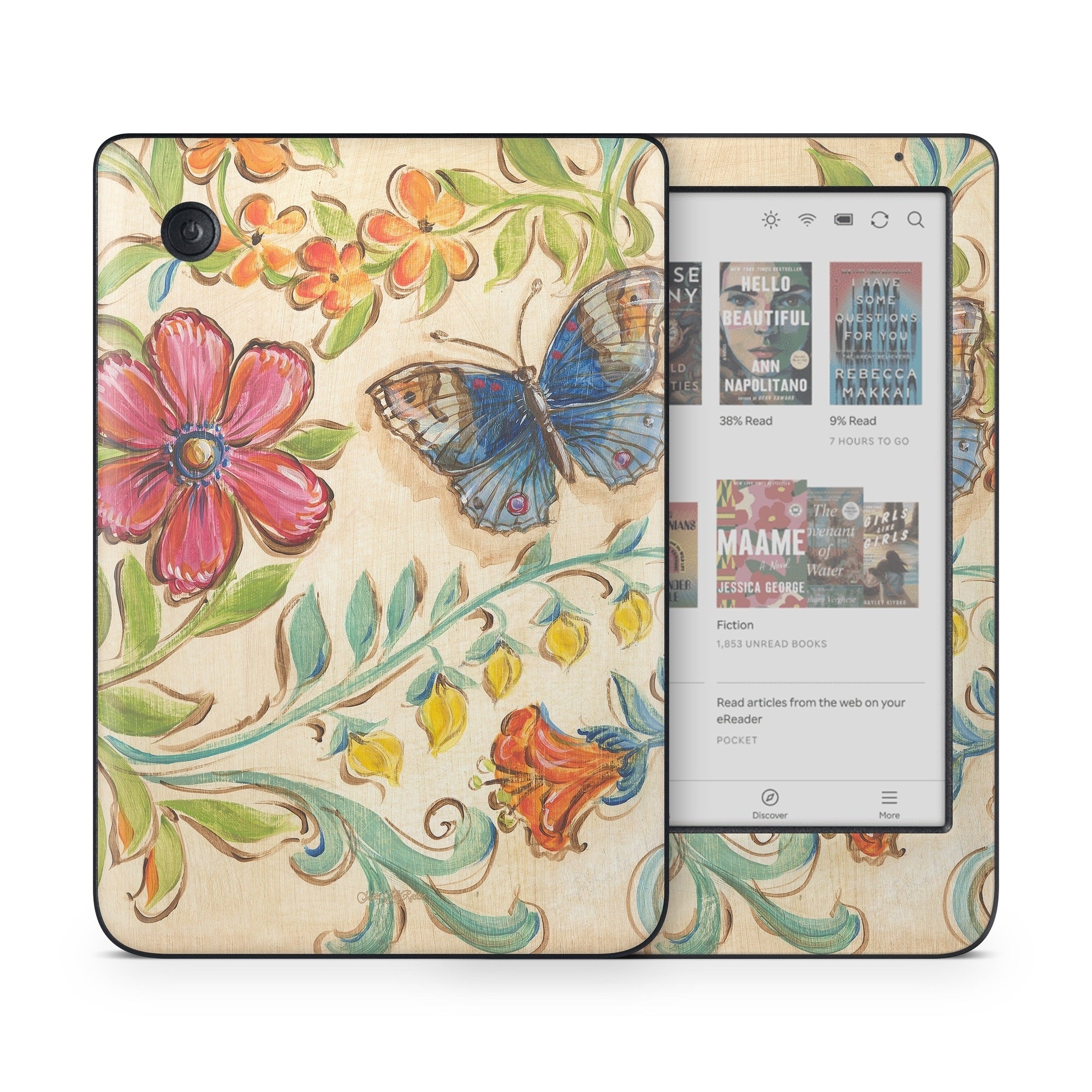 Garden Scroll - Kobo Clara Colour Skin