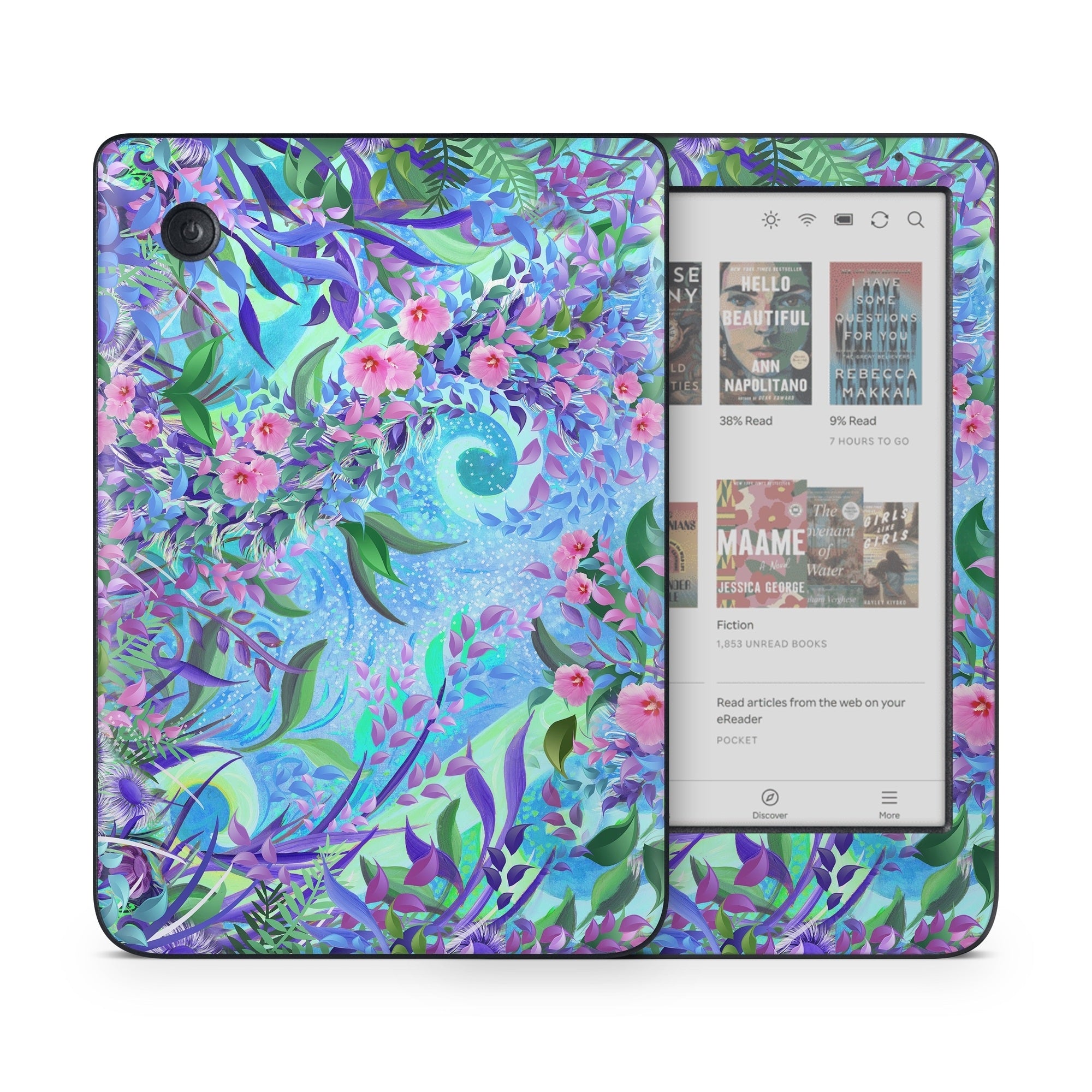 Lavender Flowers - Kobo Clara Colour Skin