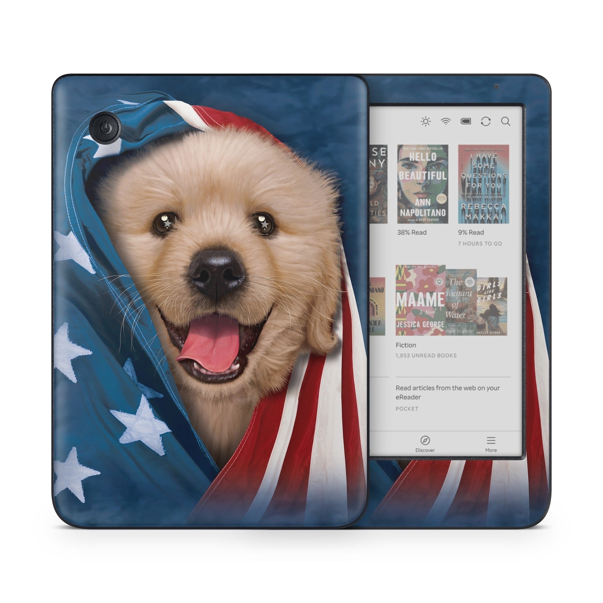 Patriotic Retriever - Kobo Clara Colour Skin