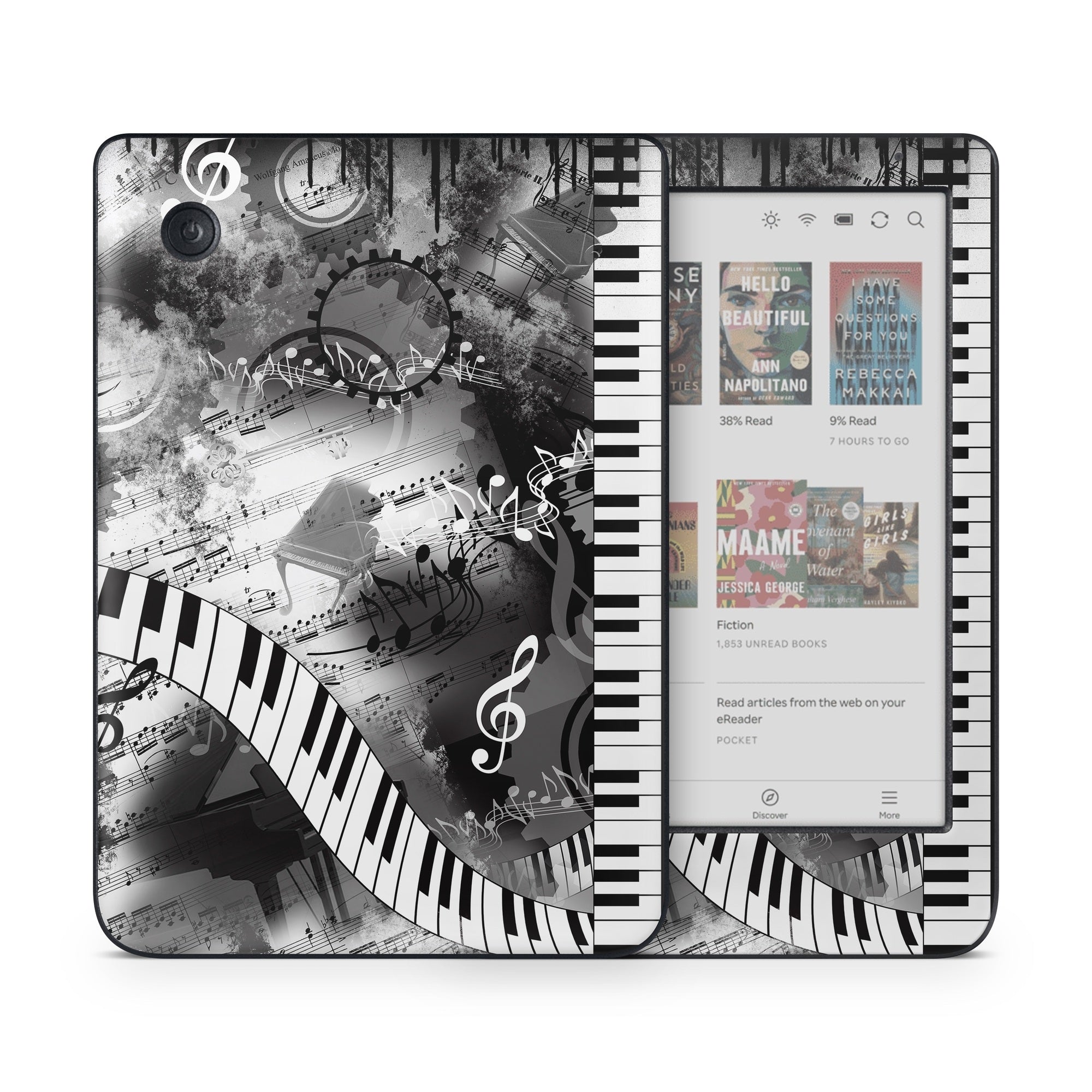 Piano Pizazz - Kobo Clara Colour Skin