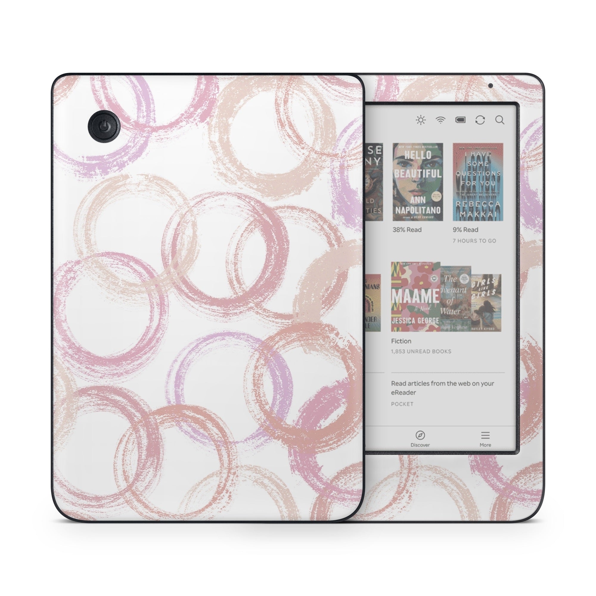 Pink Circles - Kobo Clara Colour Skin