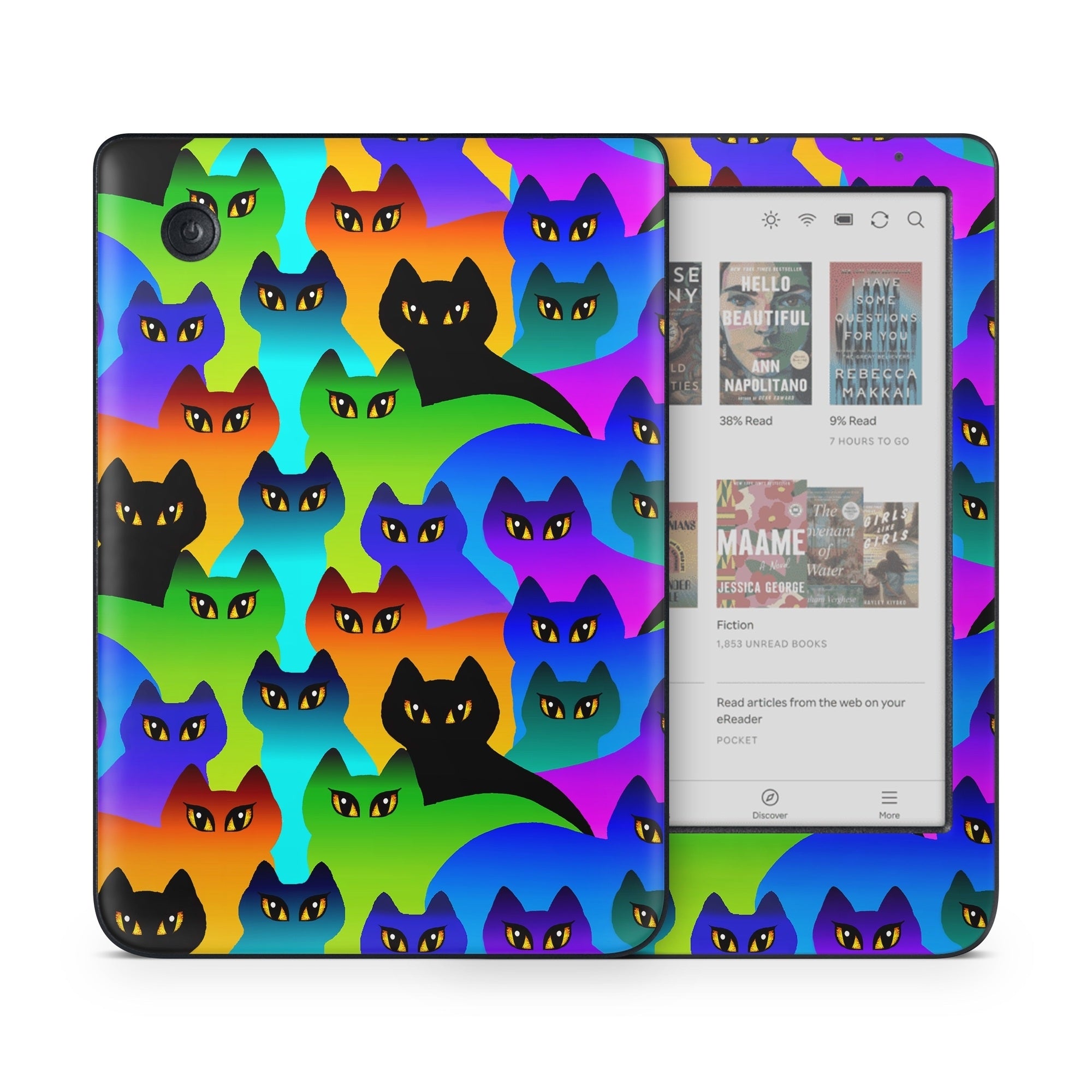 Rainbow Cats - Kobo Clara Colour Skin