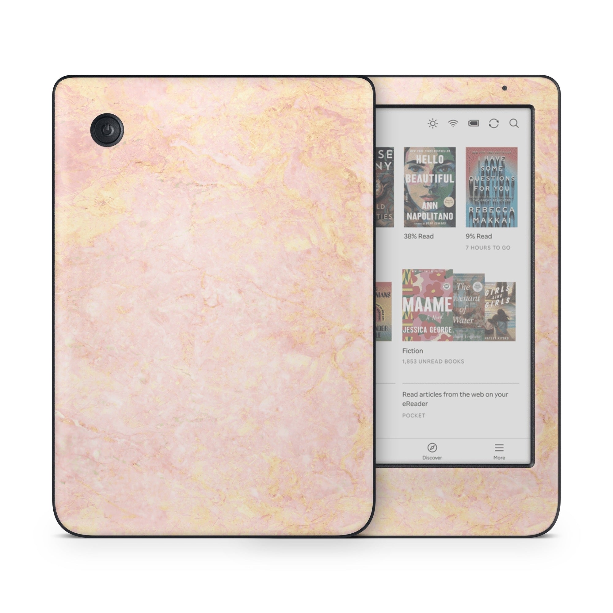 Rose Gold Marble - Kobo Clara Colour Skin