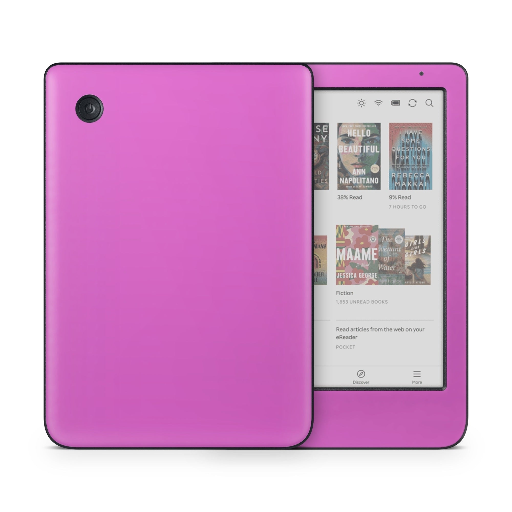 Solid State Vibrant Pink - Kobo Clara Colour Skin