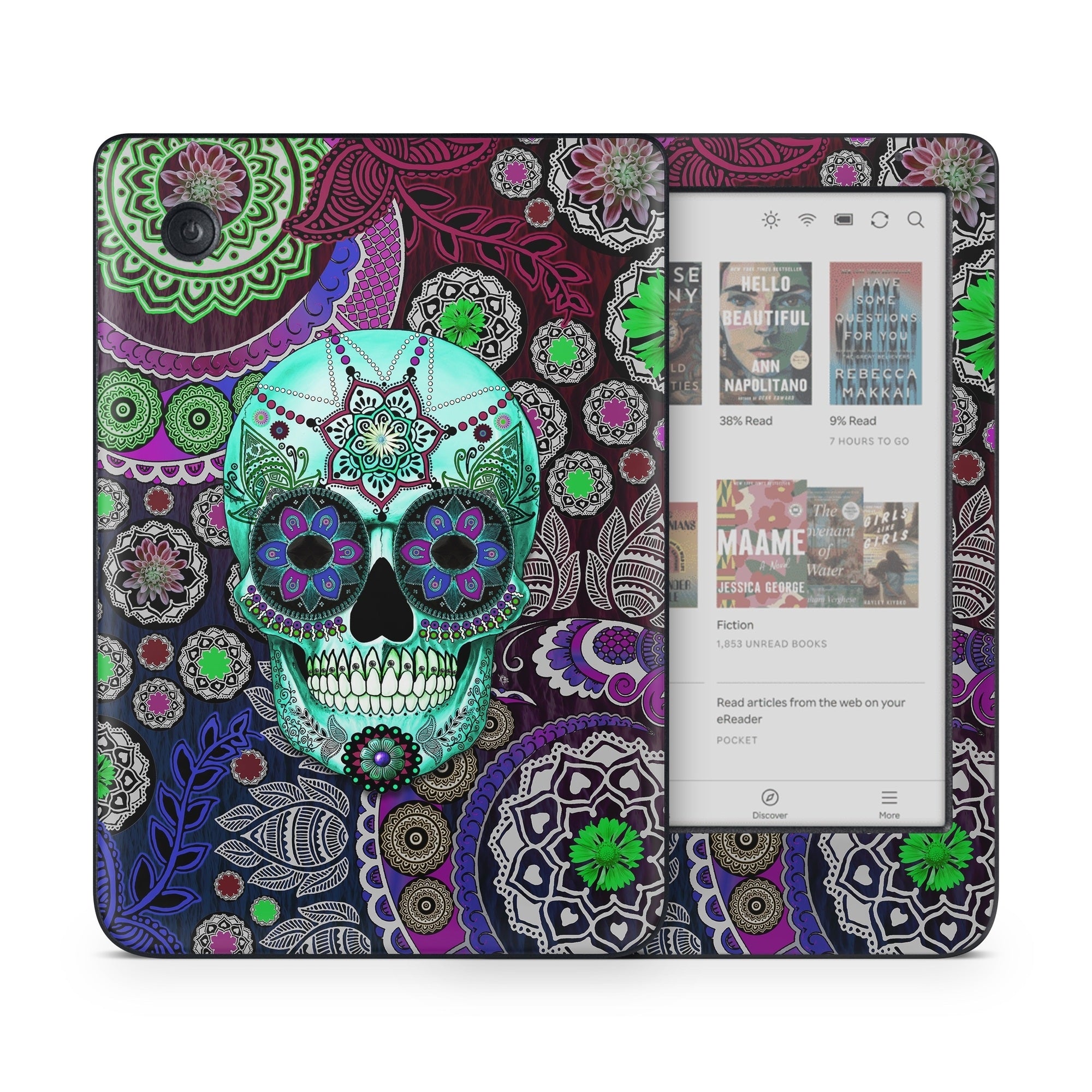 Sugar Skull Sombrero - Kobo Clara Colour Skin