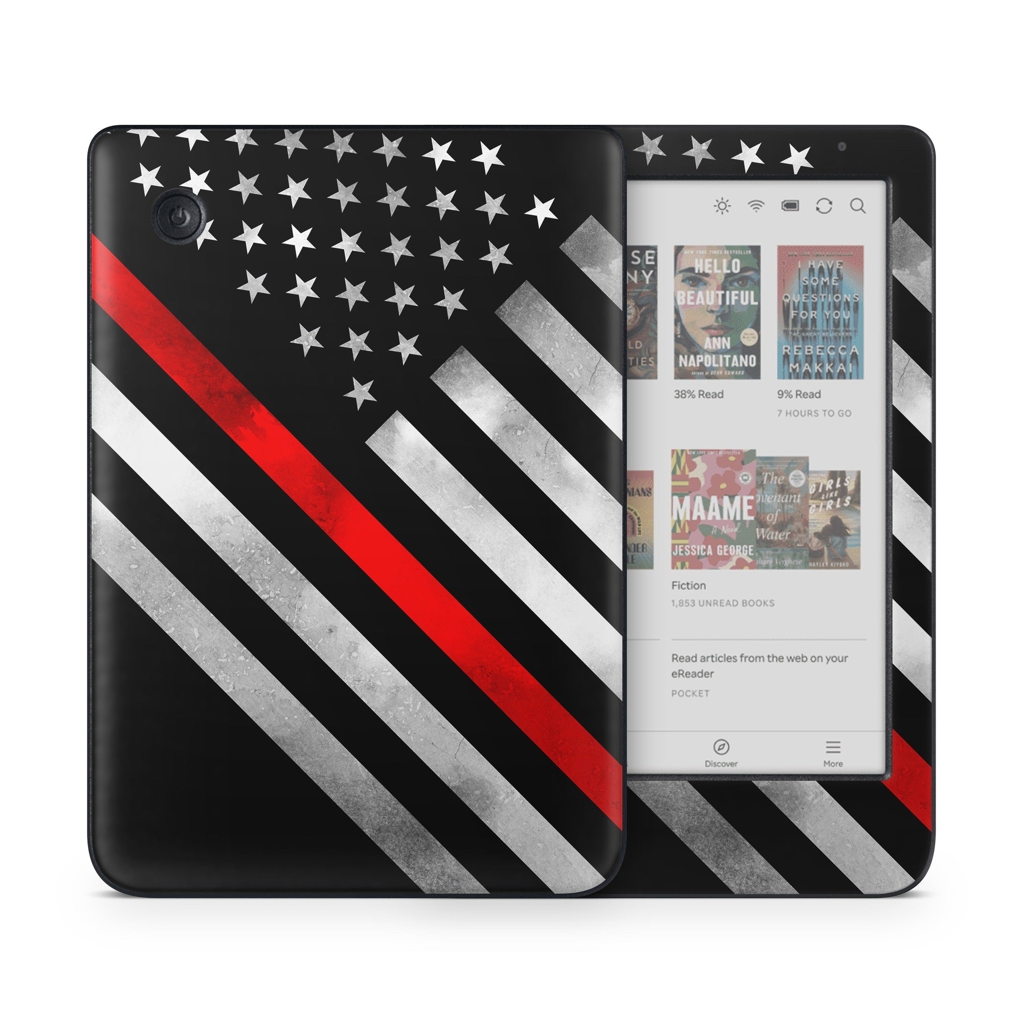 Thin Red Line Hero - Kobo Clara Colour Skin