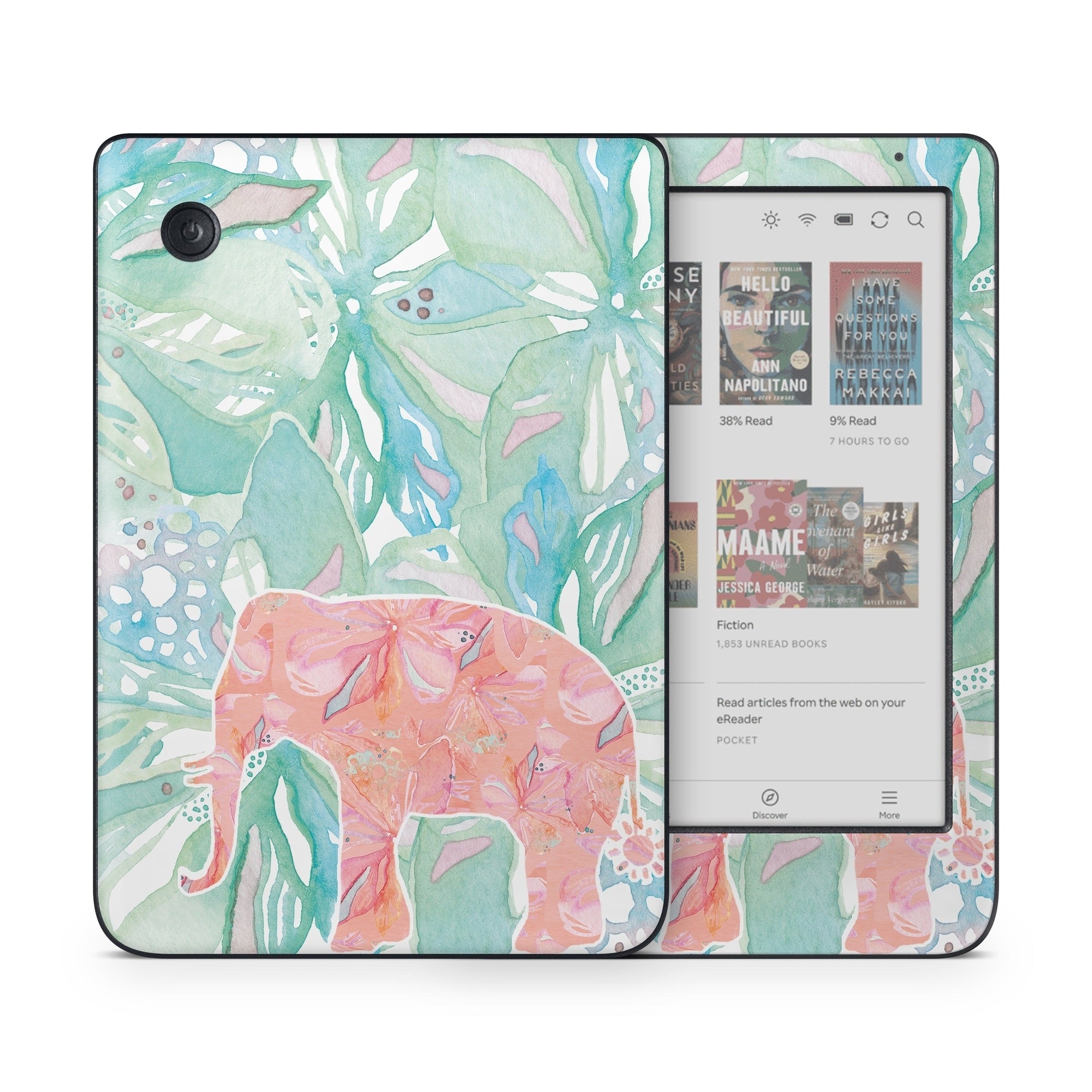 Tropical Elephant - Kobo Clara Colour Skin