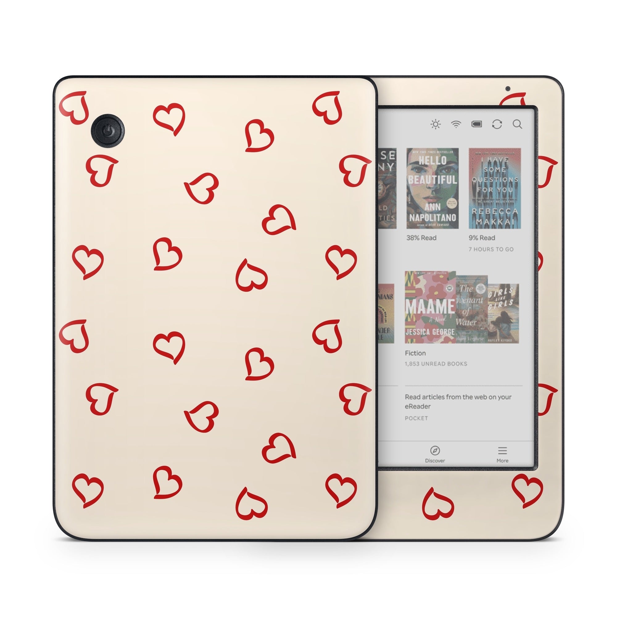 Tumbling Valentines - Kobo Clara Colour Skin