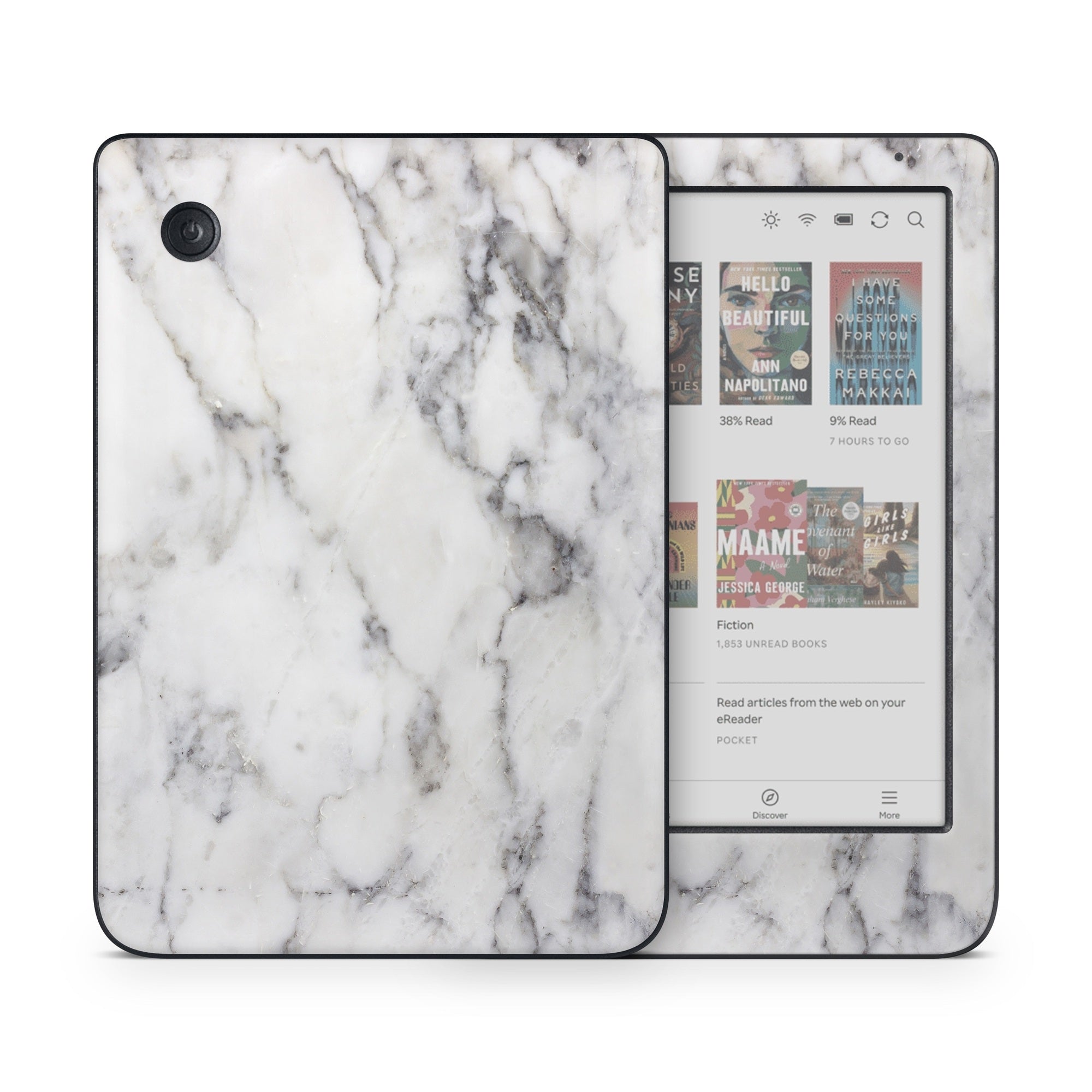 White Marble - Kobo Clara Colour Skin