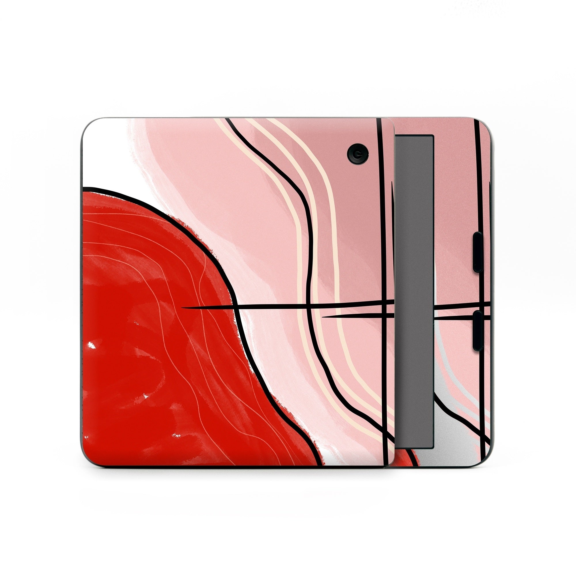 Abstract Red - Kobo Libra Colour Skin