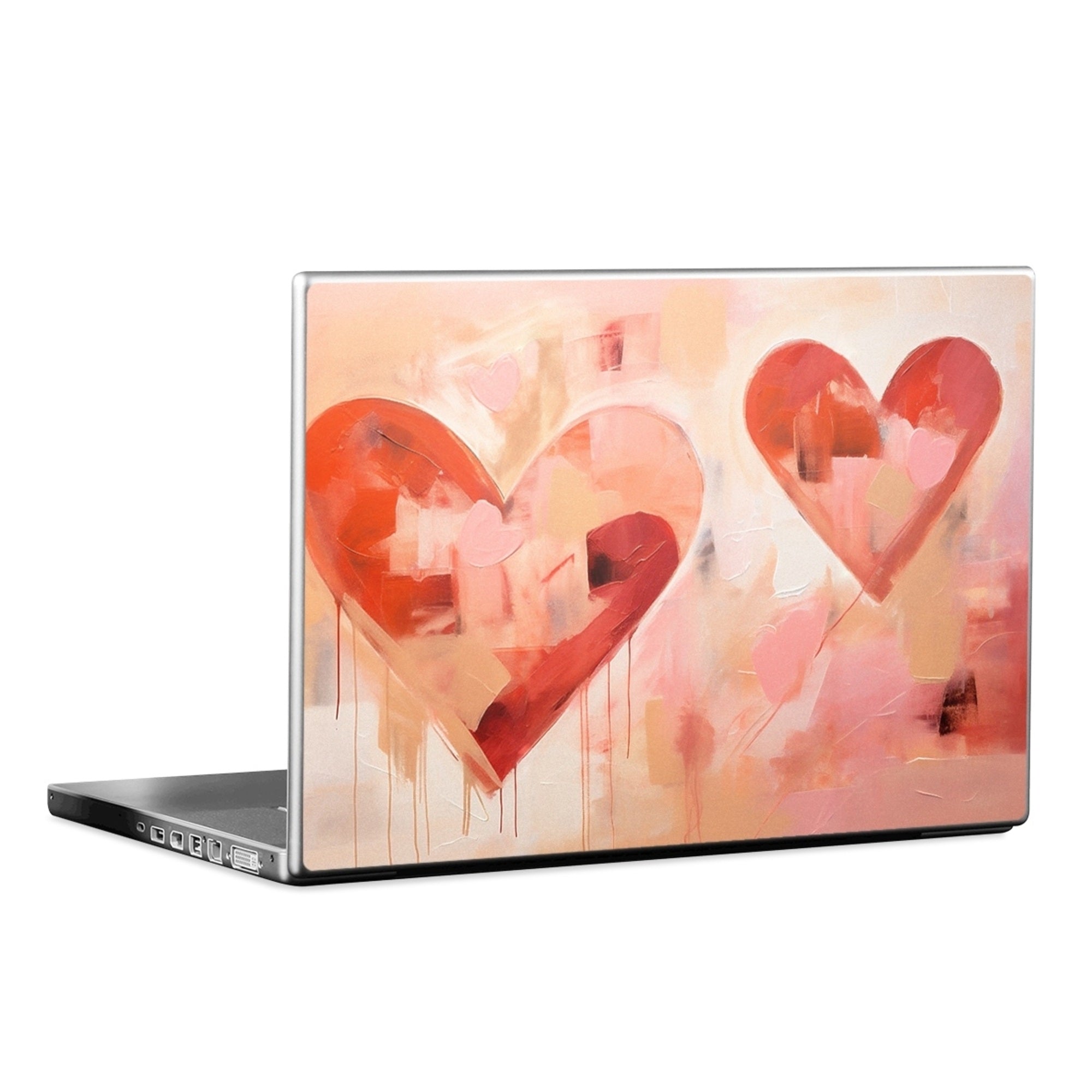 AbEx Hearts - Laptop Lid Skin