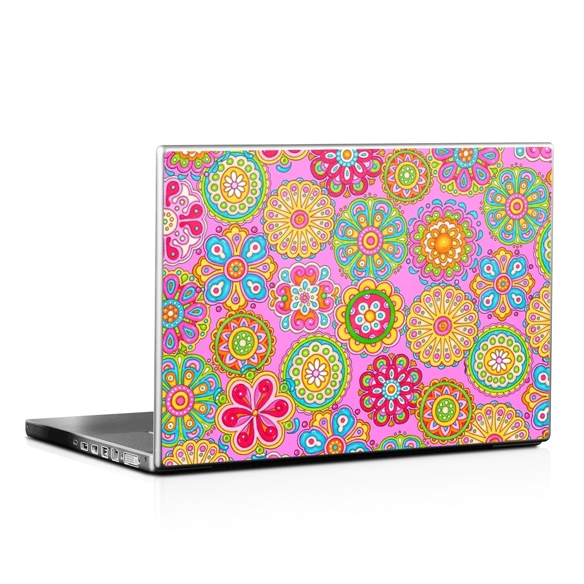 Bright Flowers - Laptop Lid Skin