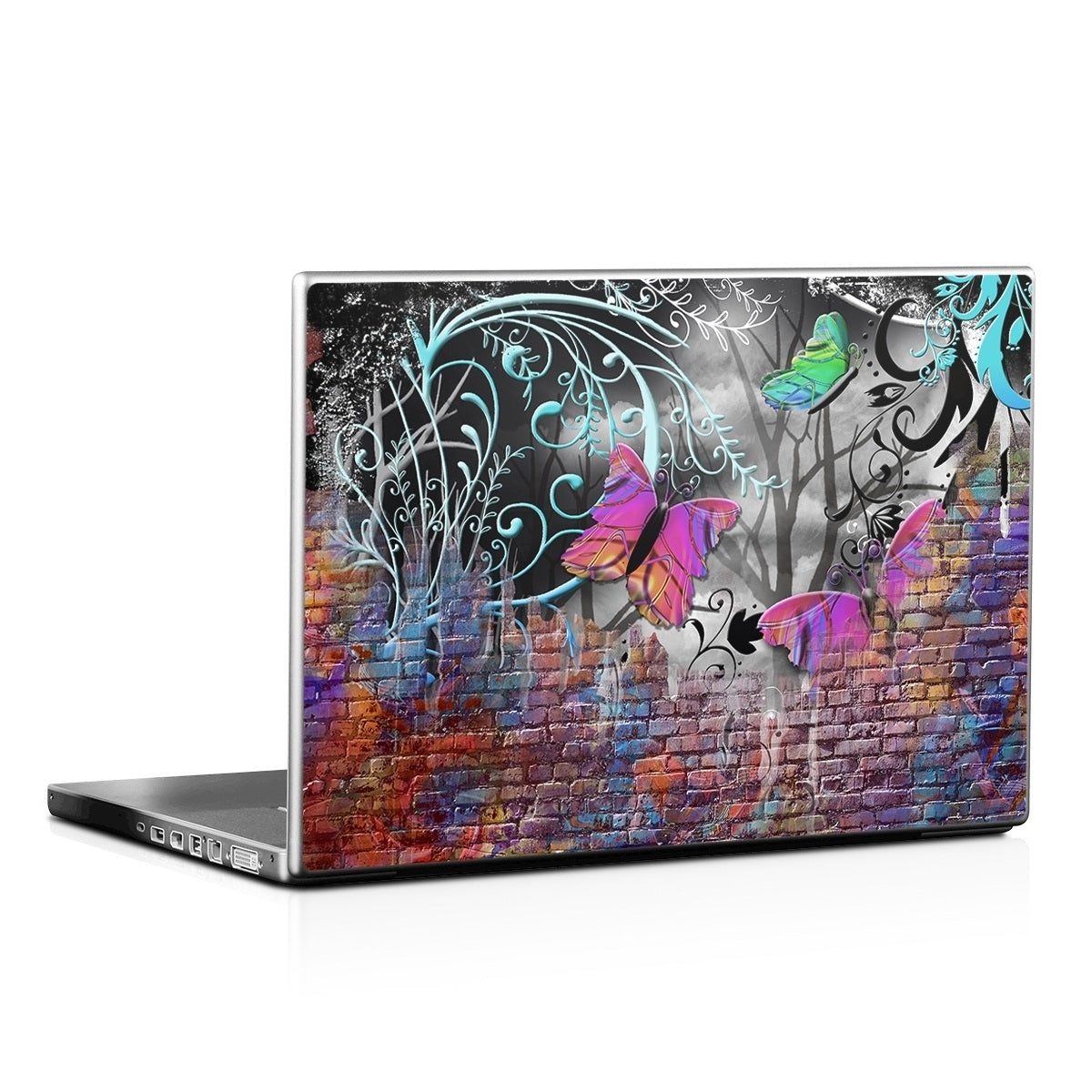 Butterfly Wall - Laptop Lid Skin