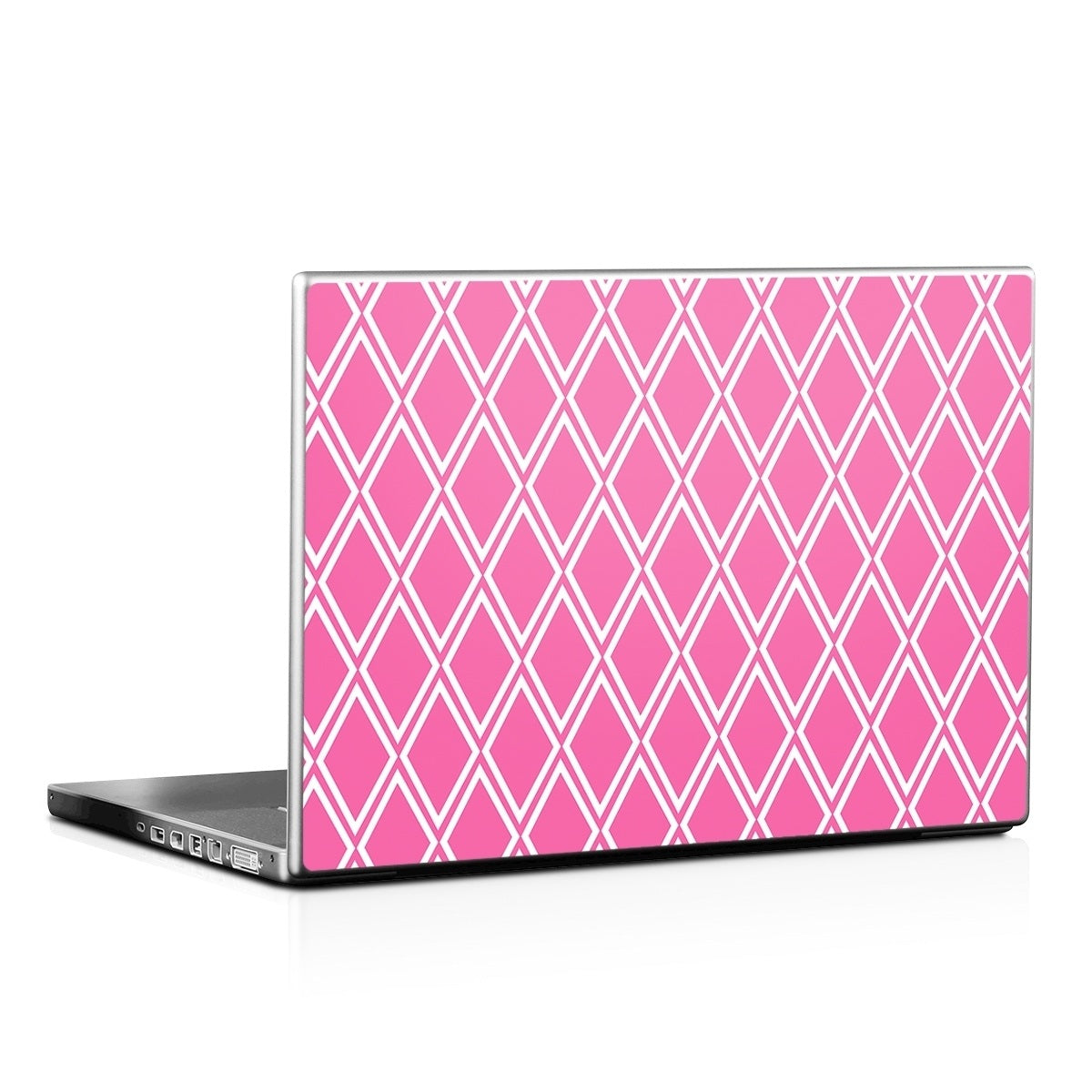 Pink Checks - Laptop Lid Skin