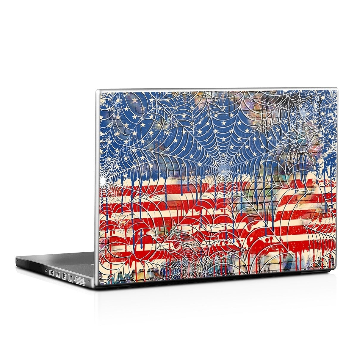 Cobweb Flag - Laptop Lid Skin