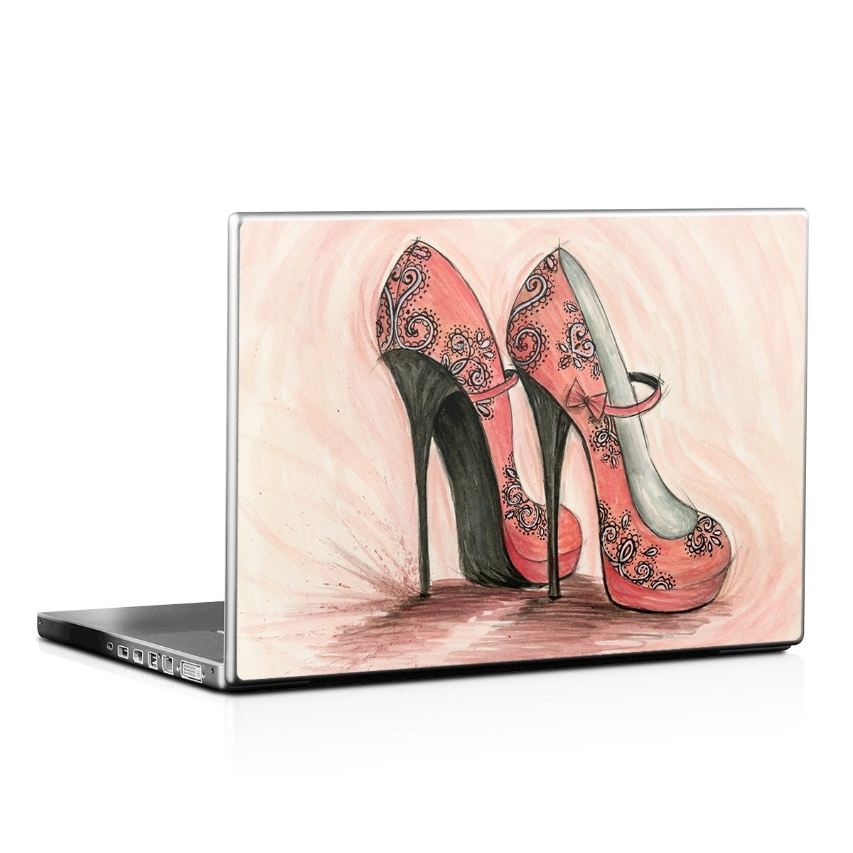 Coral Shoes - Laptop Lid Skin