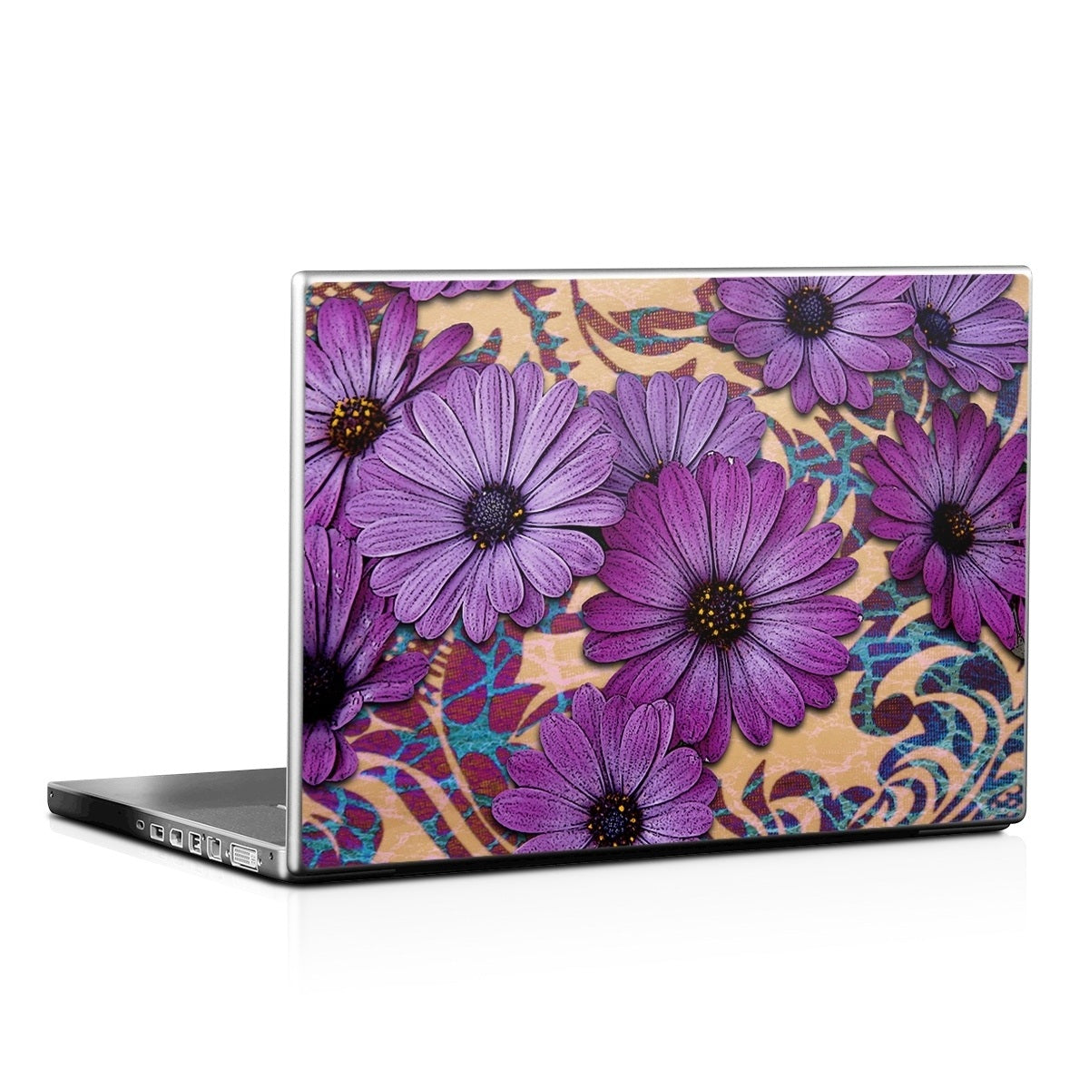 Daisy Damask - Laptop Lid Skin