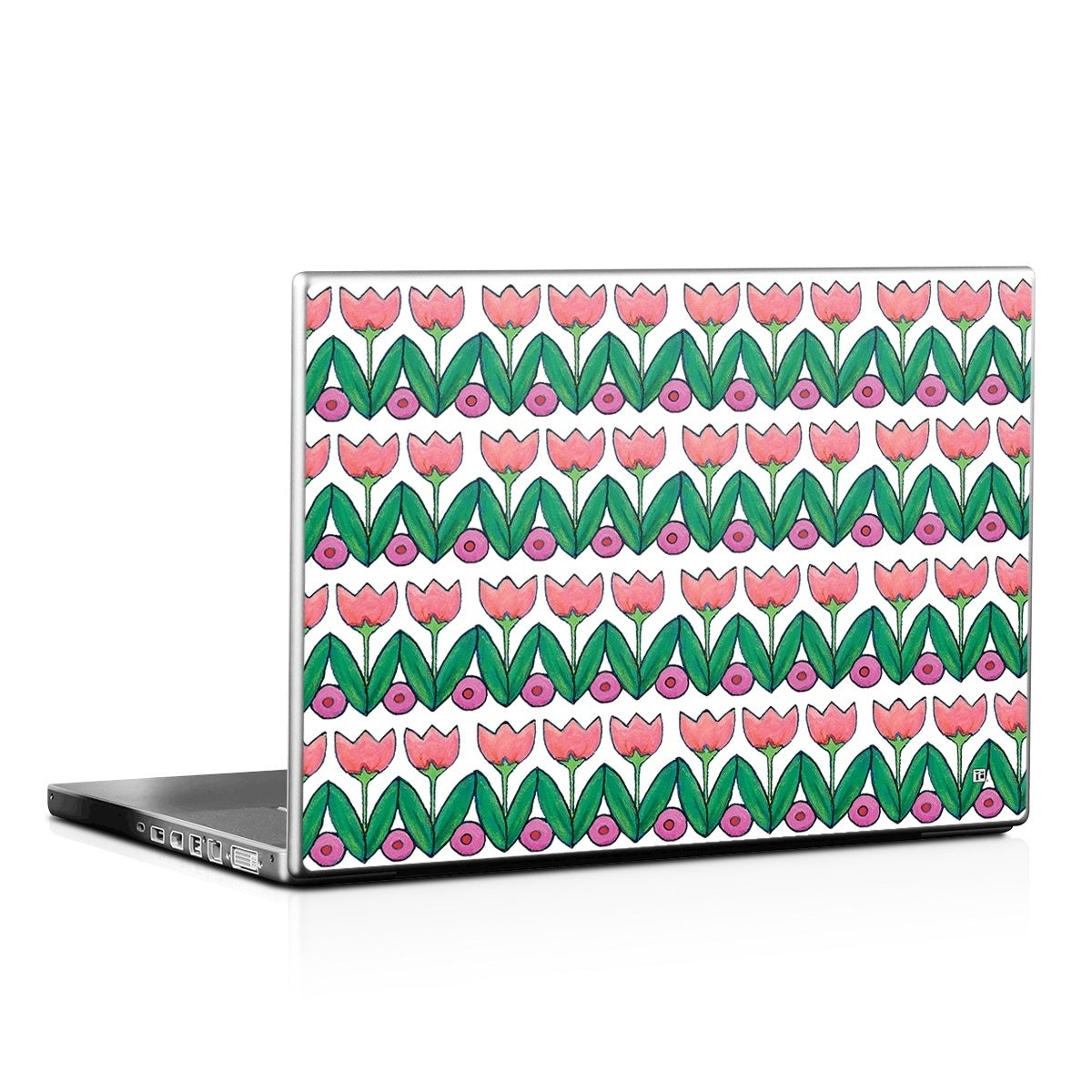 Deco Tulips - Laptop Lid Skin