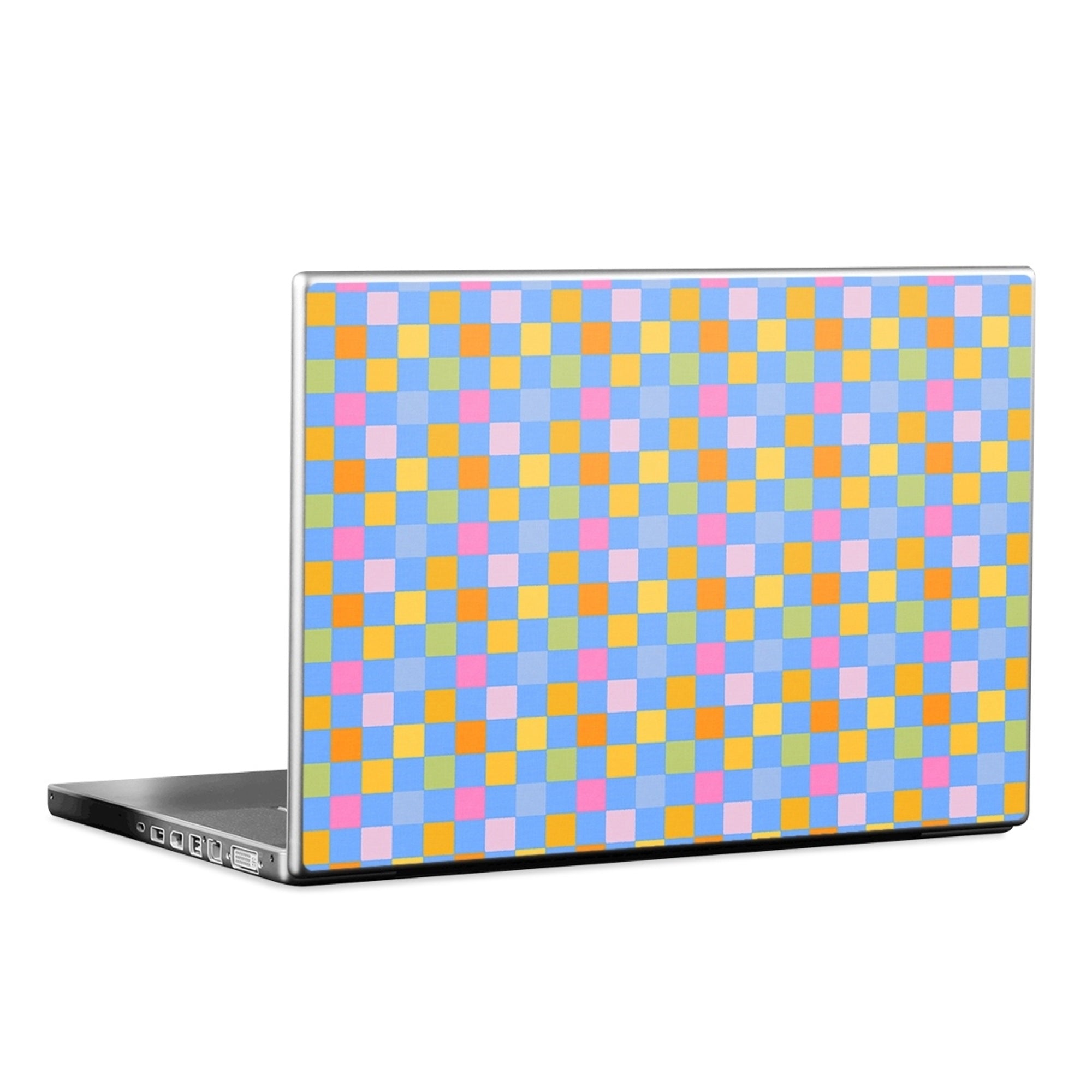 Eclectic Checker - Laptop Lid Skin