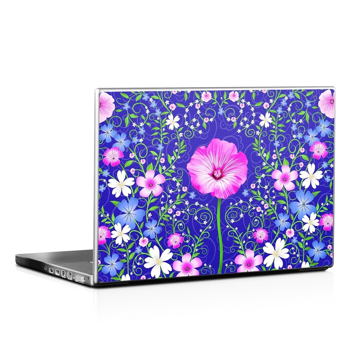 Floral Harmony - Laptop Lid Skin