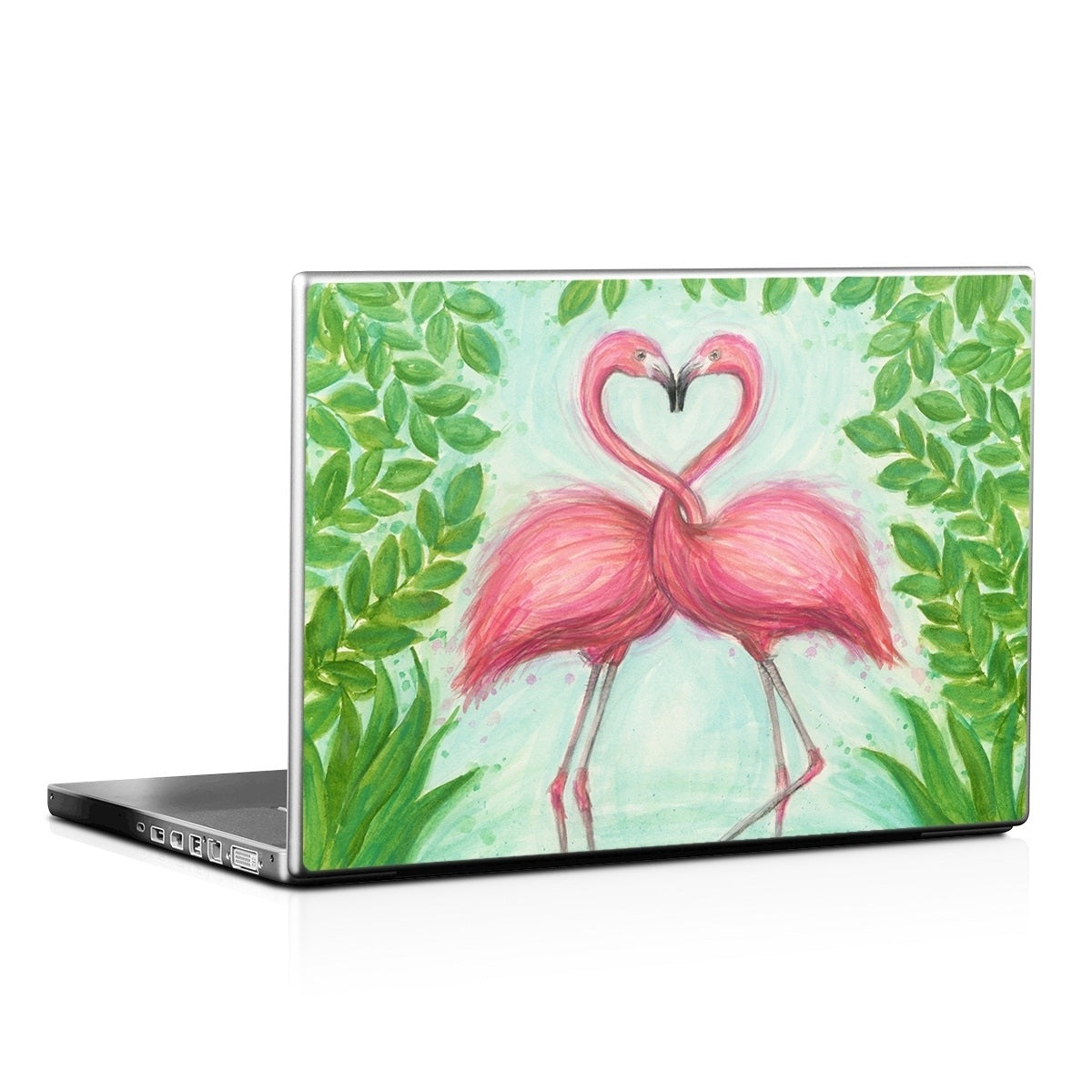 Flamingo Love - Laptop Lid Skin