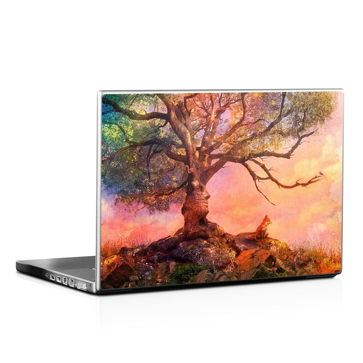 Fox Sunset - Laptop Lid Skin