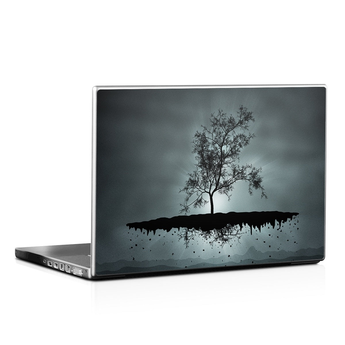 Flying Tree Black - Laptop Lid Skin